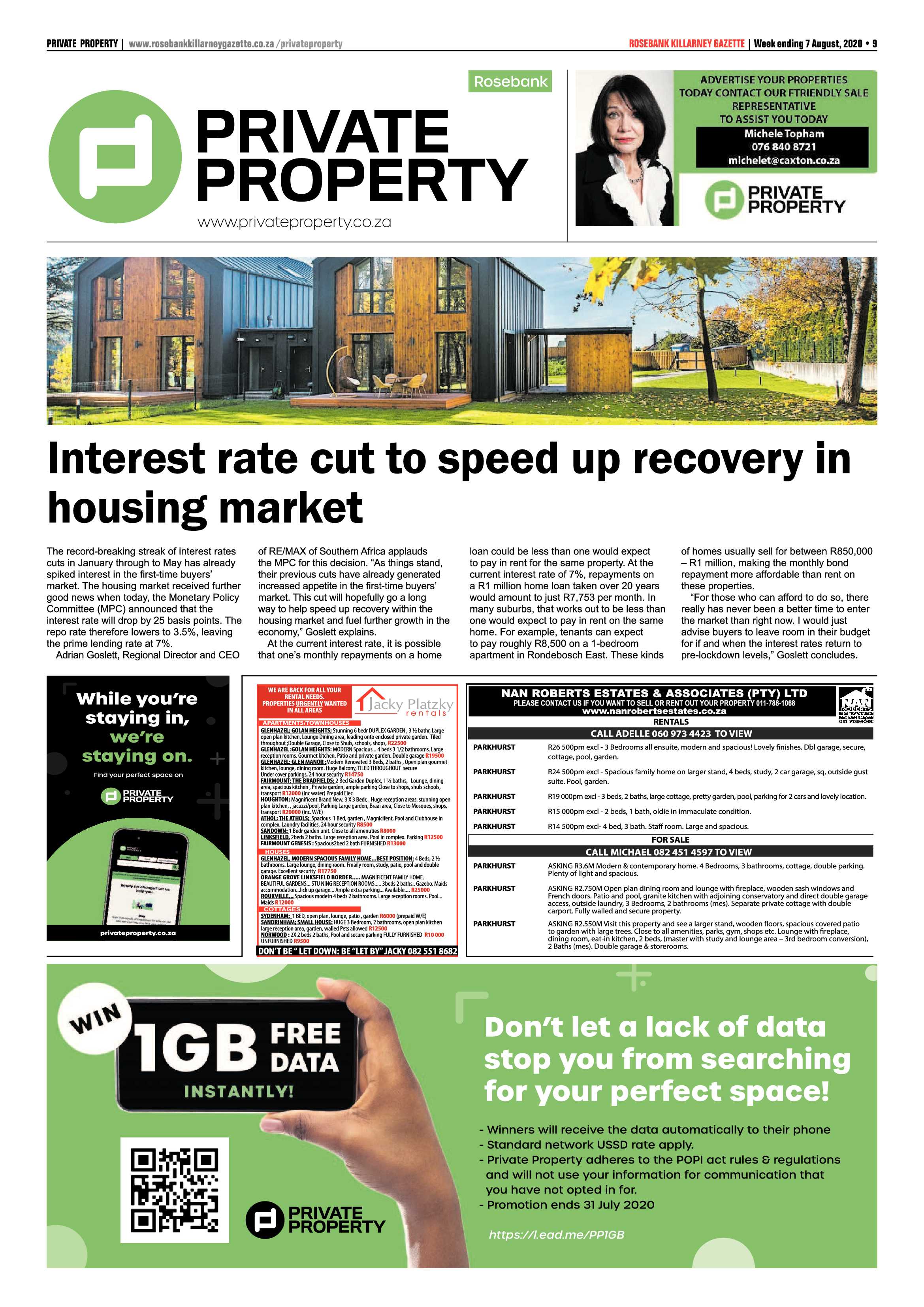 Rosebank Killarney Gazette 07 August 2020 page 9