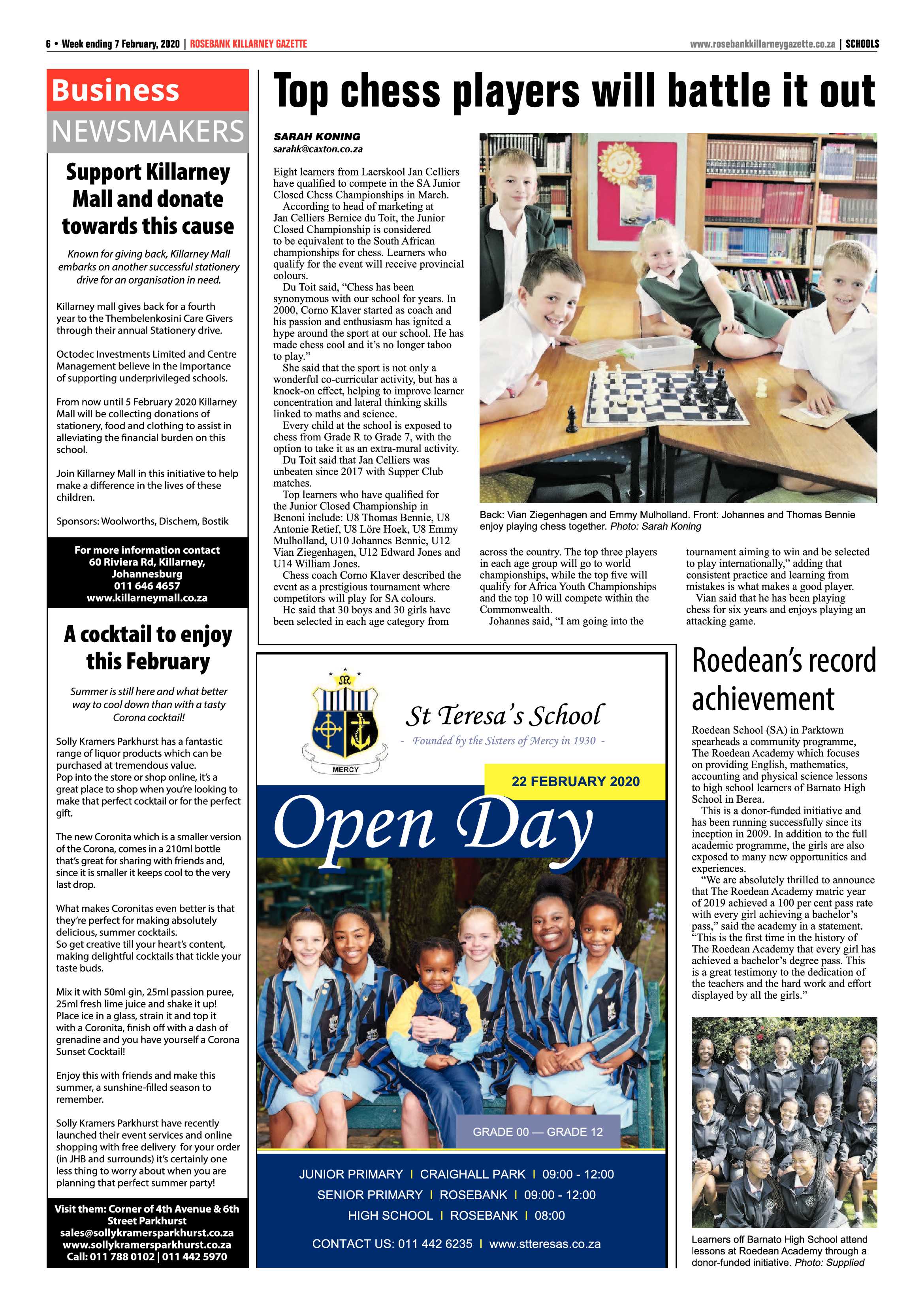 Rosebank Killarney Gazette 7 February 2020 page 6
