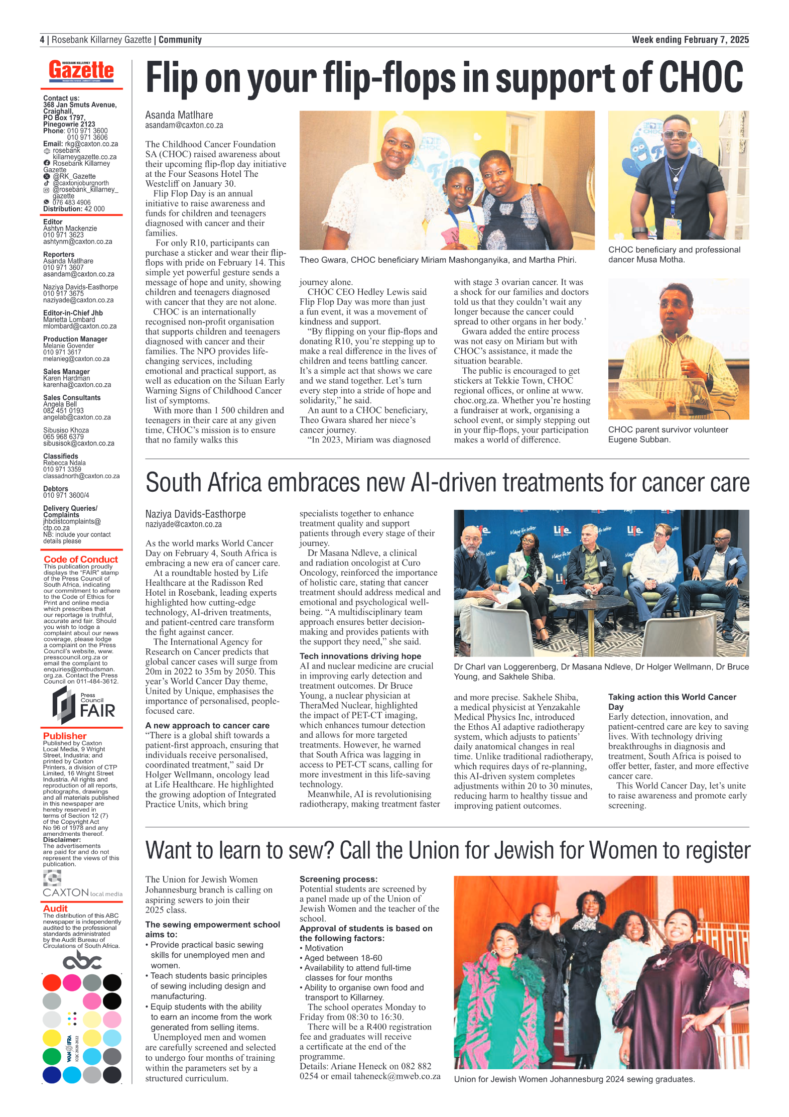 Rosebank Killarney Gazette 7 February 2025 page 4