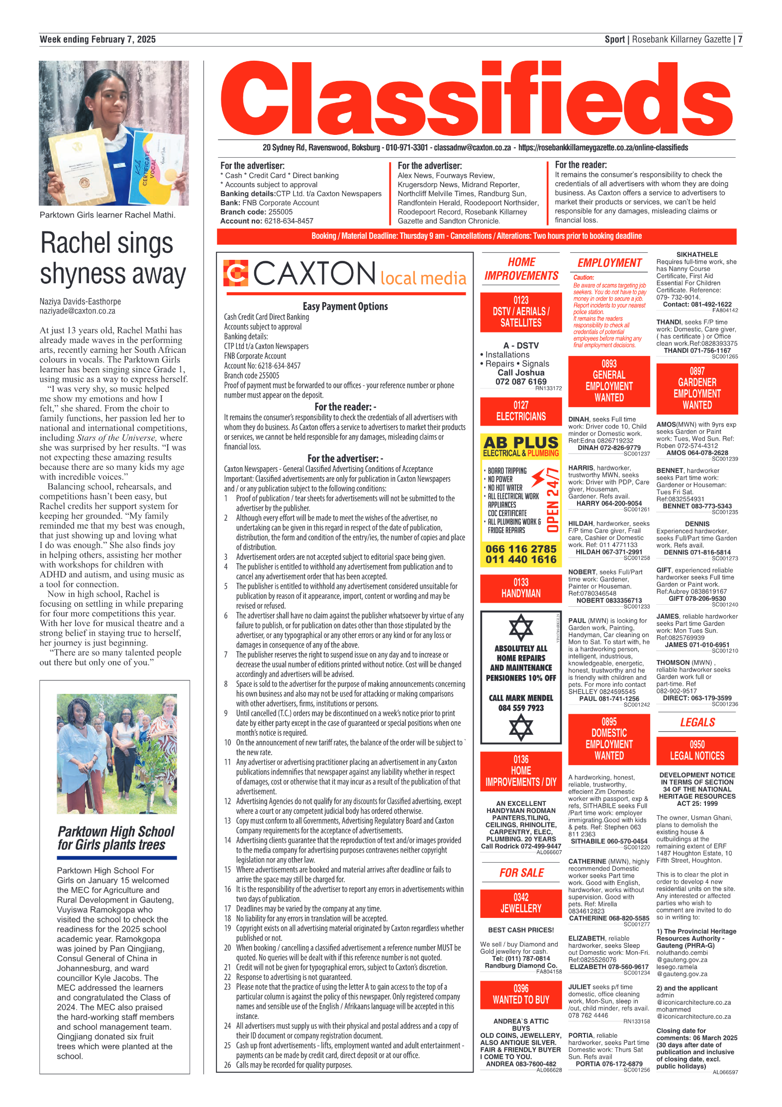 Rosebank Killarney Gazette 7 February 2025 page 7