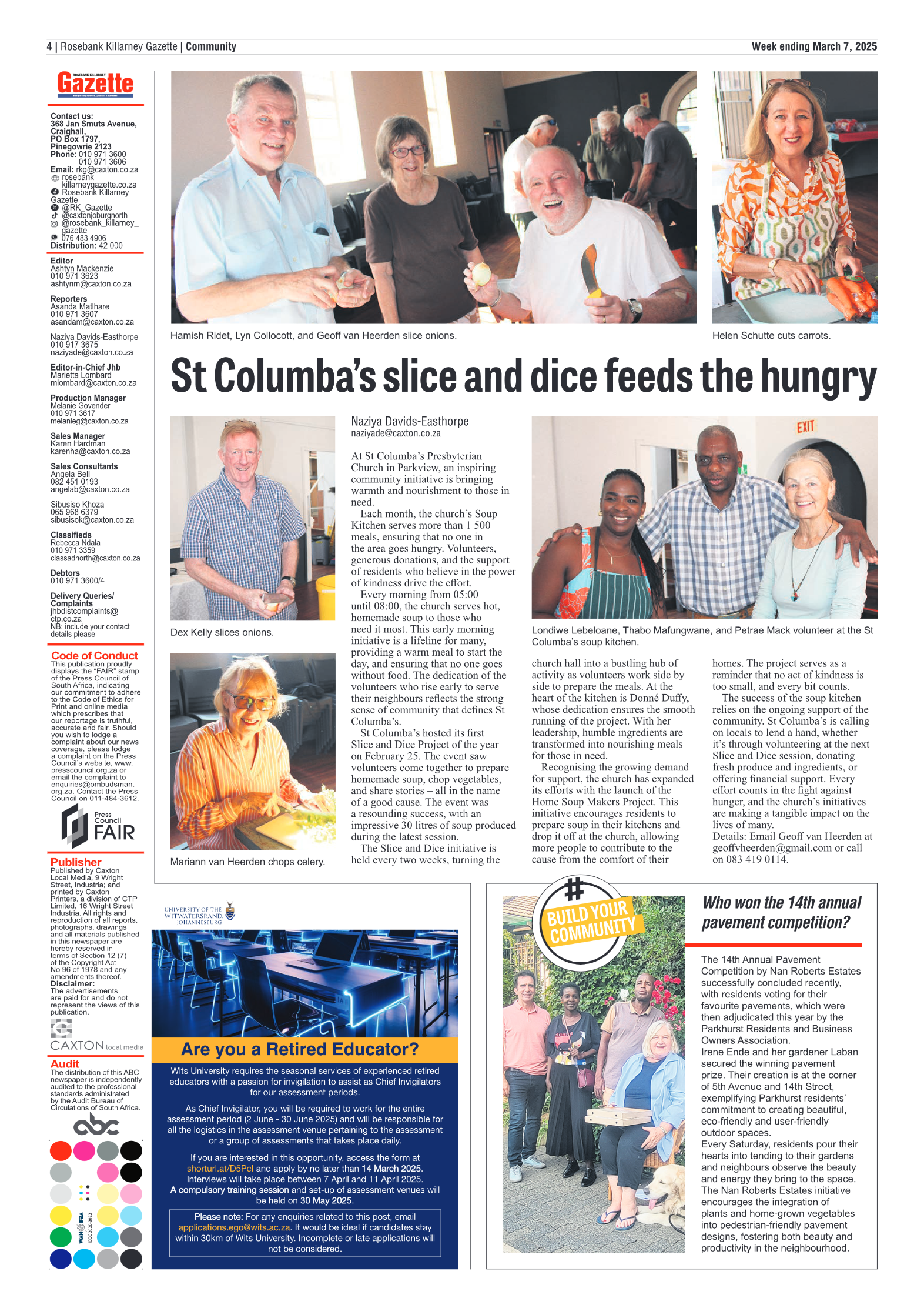 Rosebank Killarney Gazette 7 March 2025 page 4