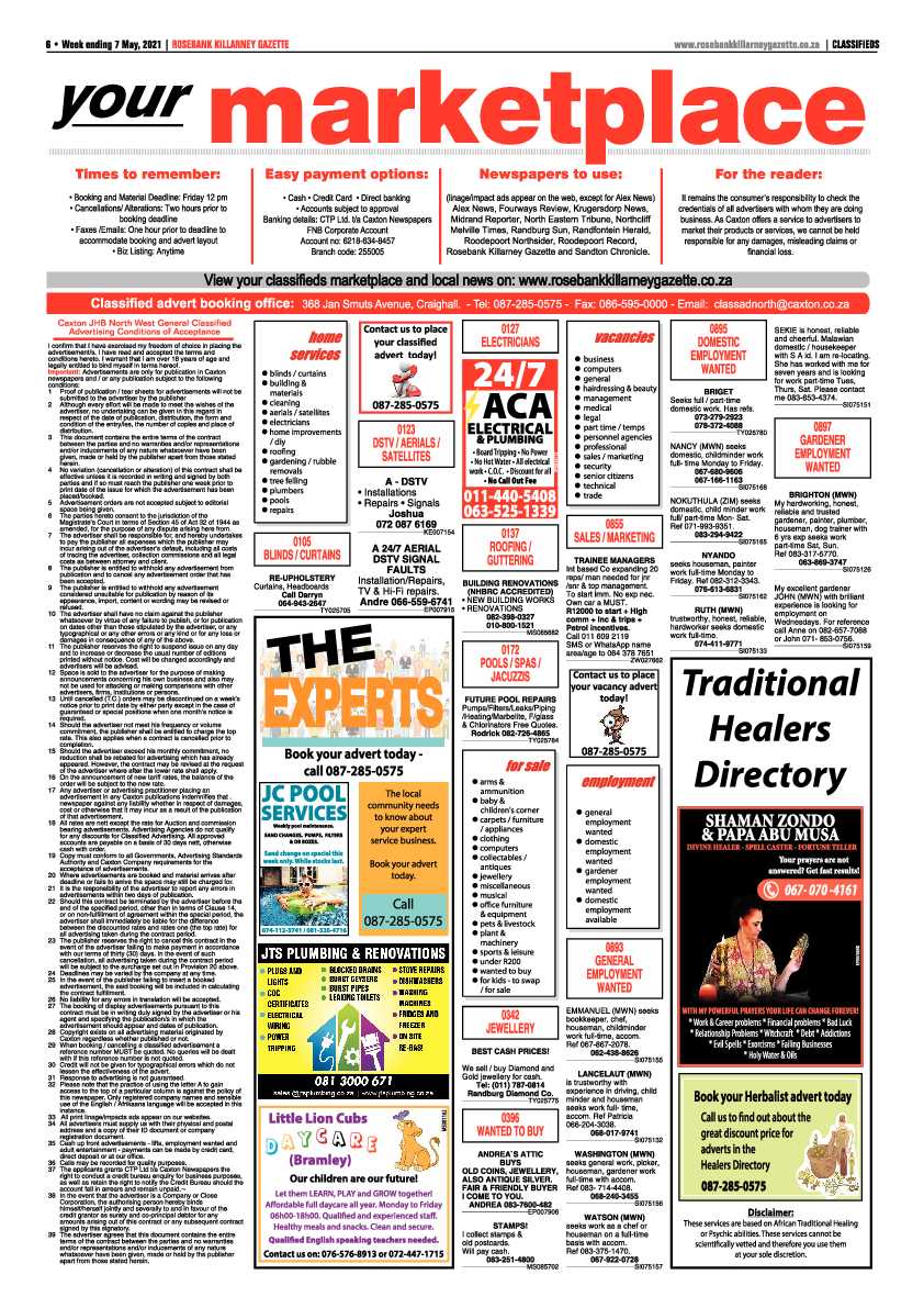 Rosebank Killarney Gazette 7 May 2021 page 6