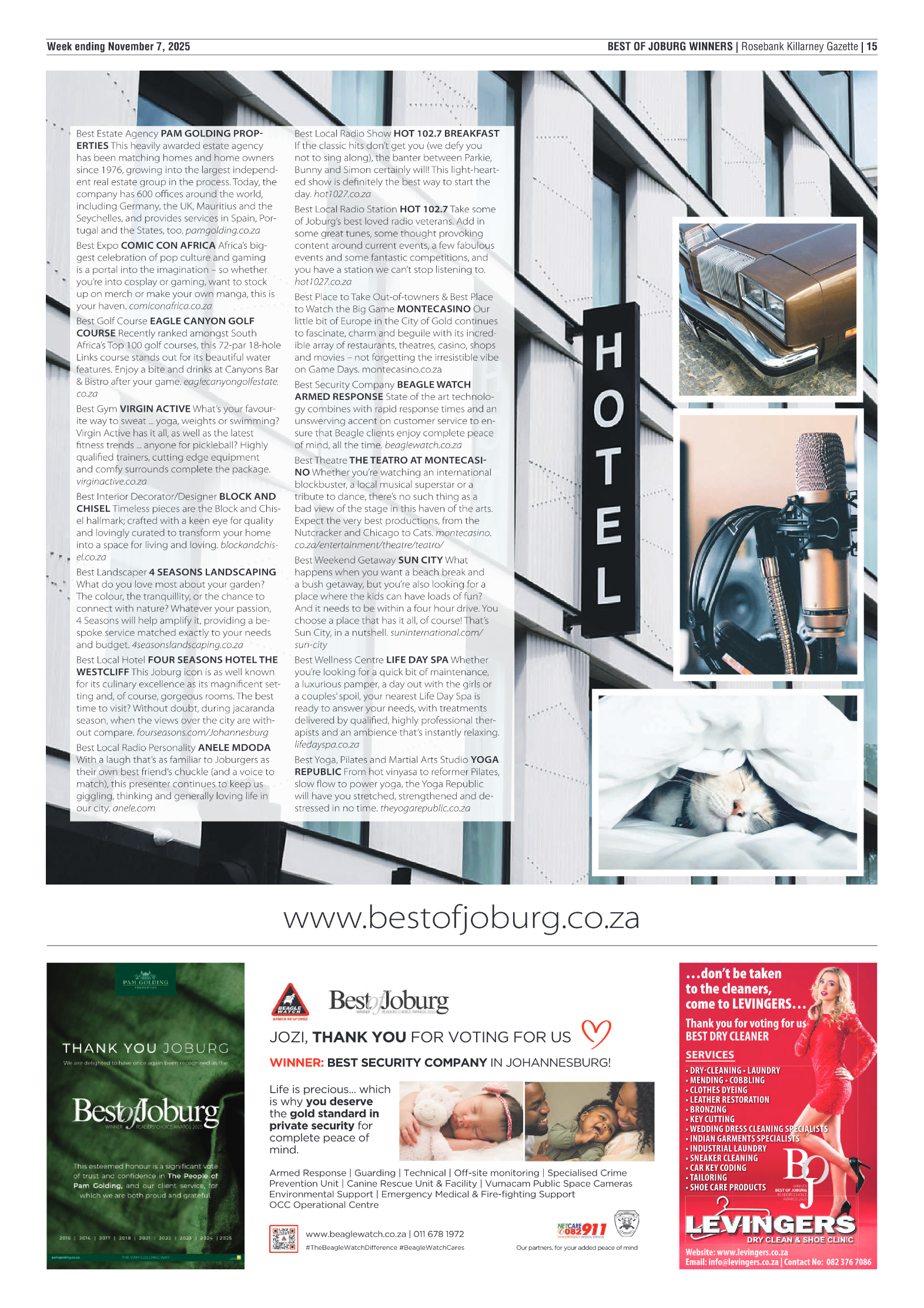 Rosebank Killarney Gazette 7 November 2025 page 15