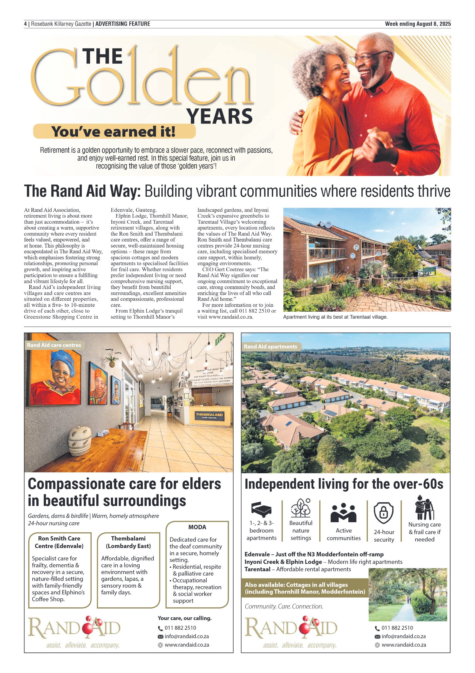 Rosebank Killarney Gazette 8 August 2025 page 4