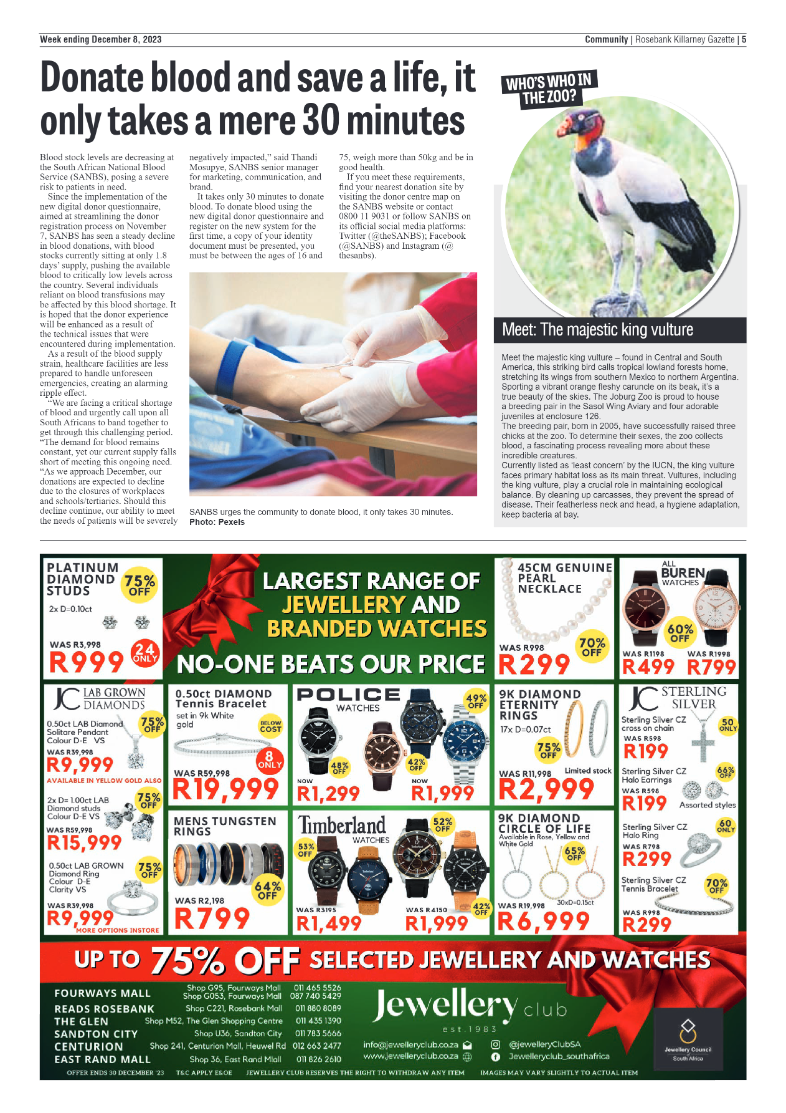 Rosebank Killarney Gazette 8 December 2023 page 5