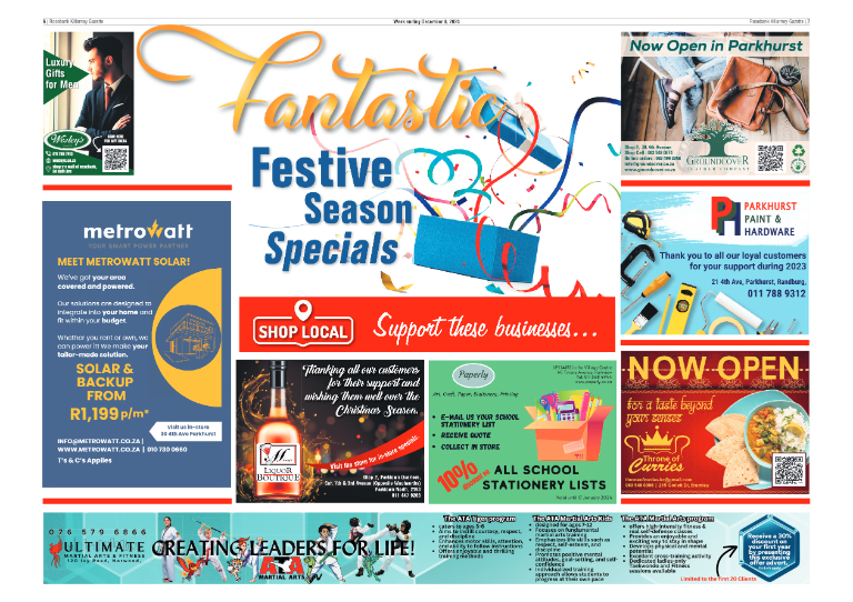 Rosebank Killarney Gazette 8 December 2023 page 6