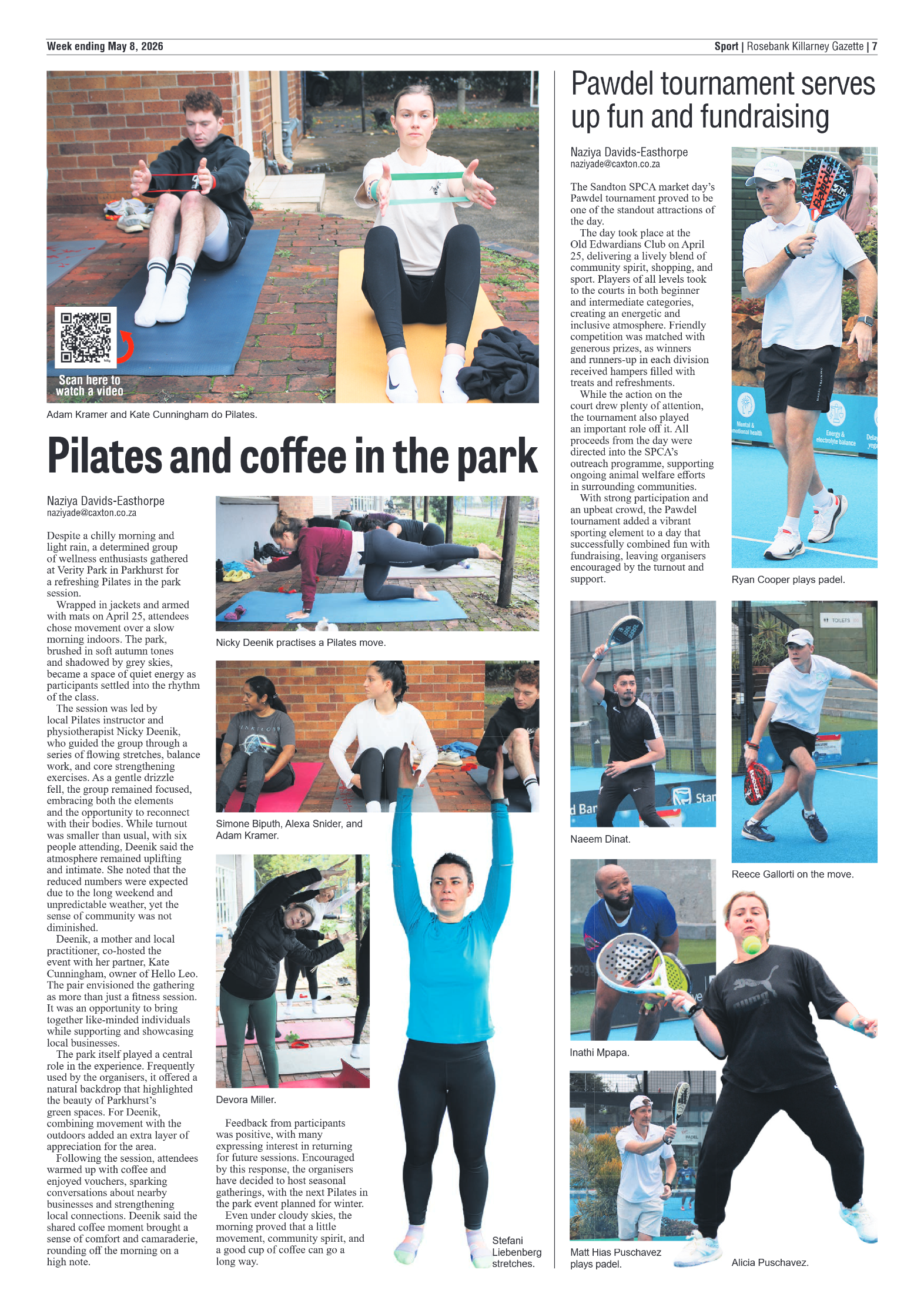 Rosebank Killarney Gazette 8 May 2026 page 7