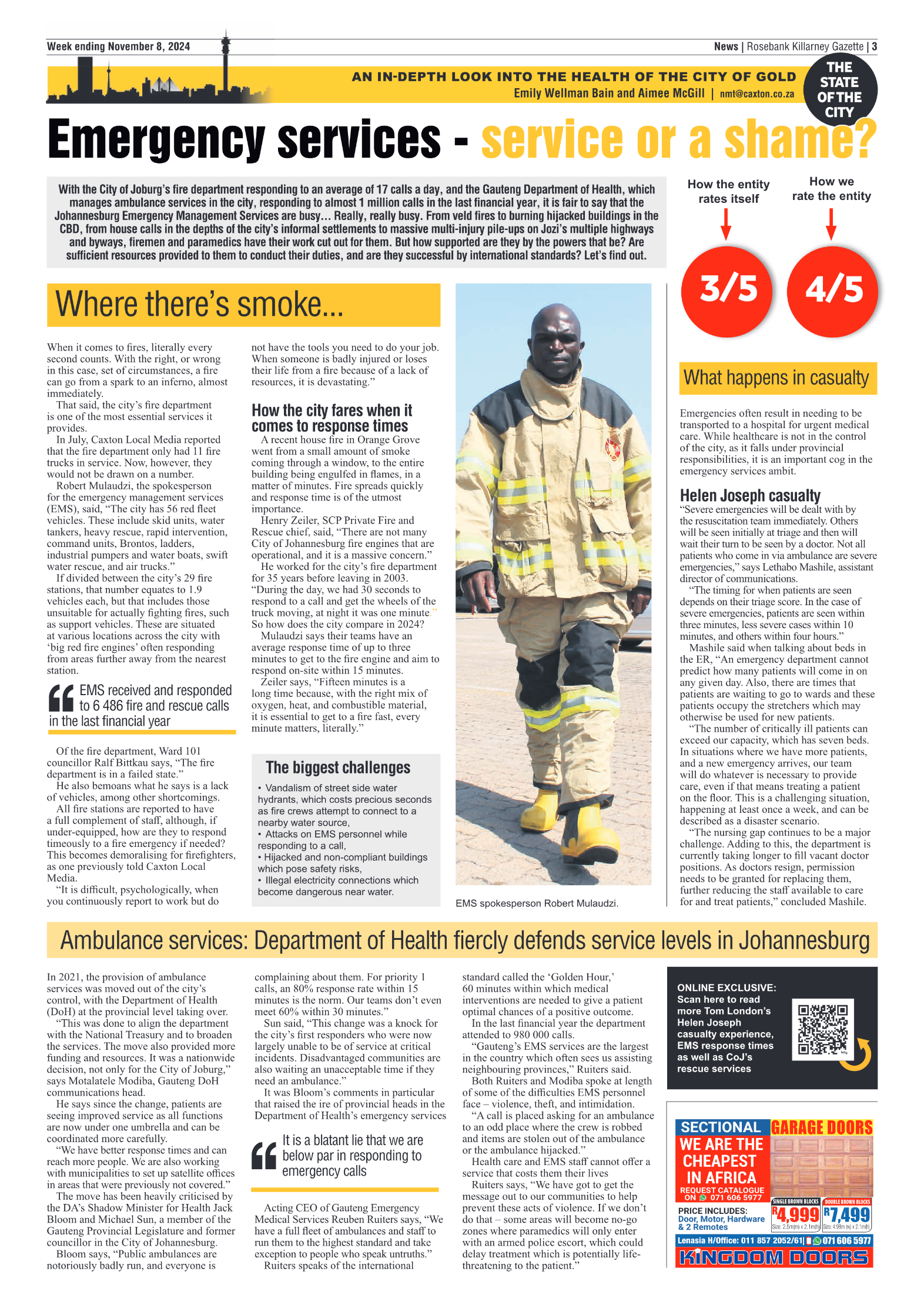 Rosebank Killarney Gazette 8 November 2024 page 3