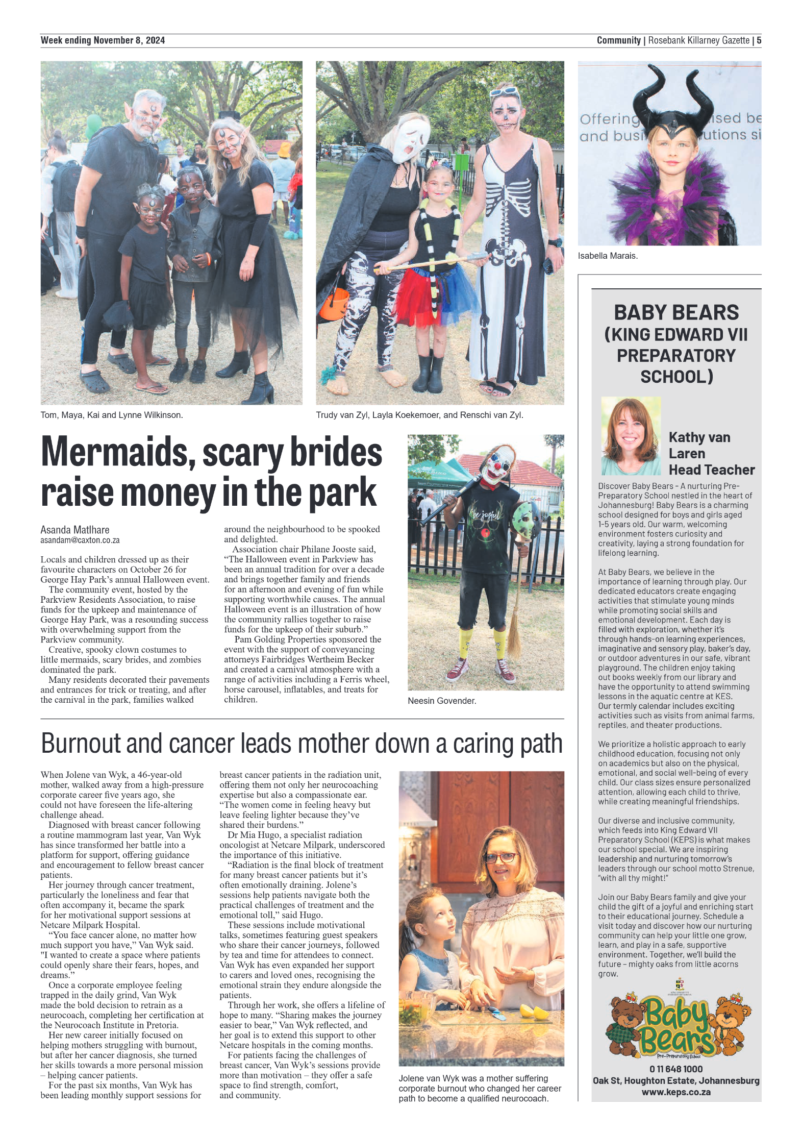 Rosebank Killarney Gazette 8 November 2024 page 5