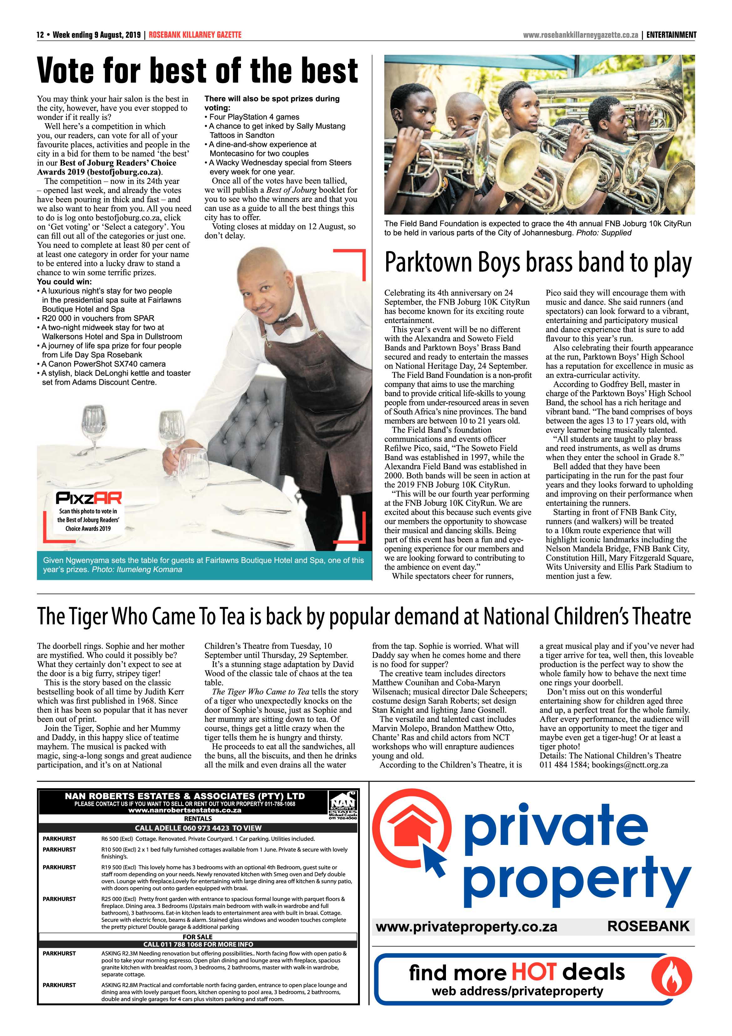 Rosebank Killarney Gazette 9 August, 2019 page 12