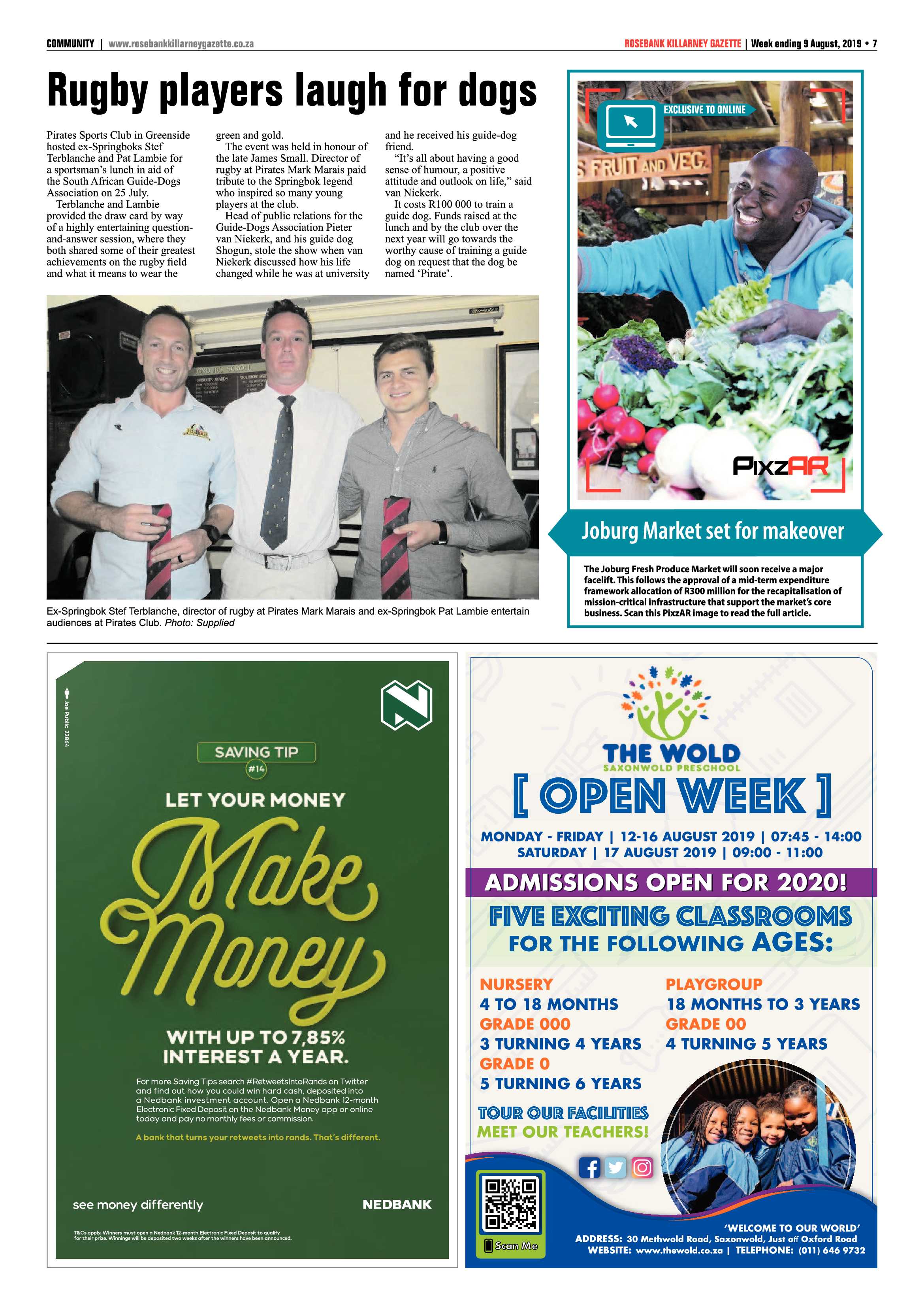 Rosebank Killarney Gazette 9 August, 2019 page 7
