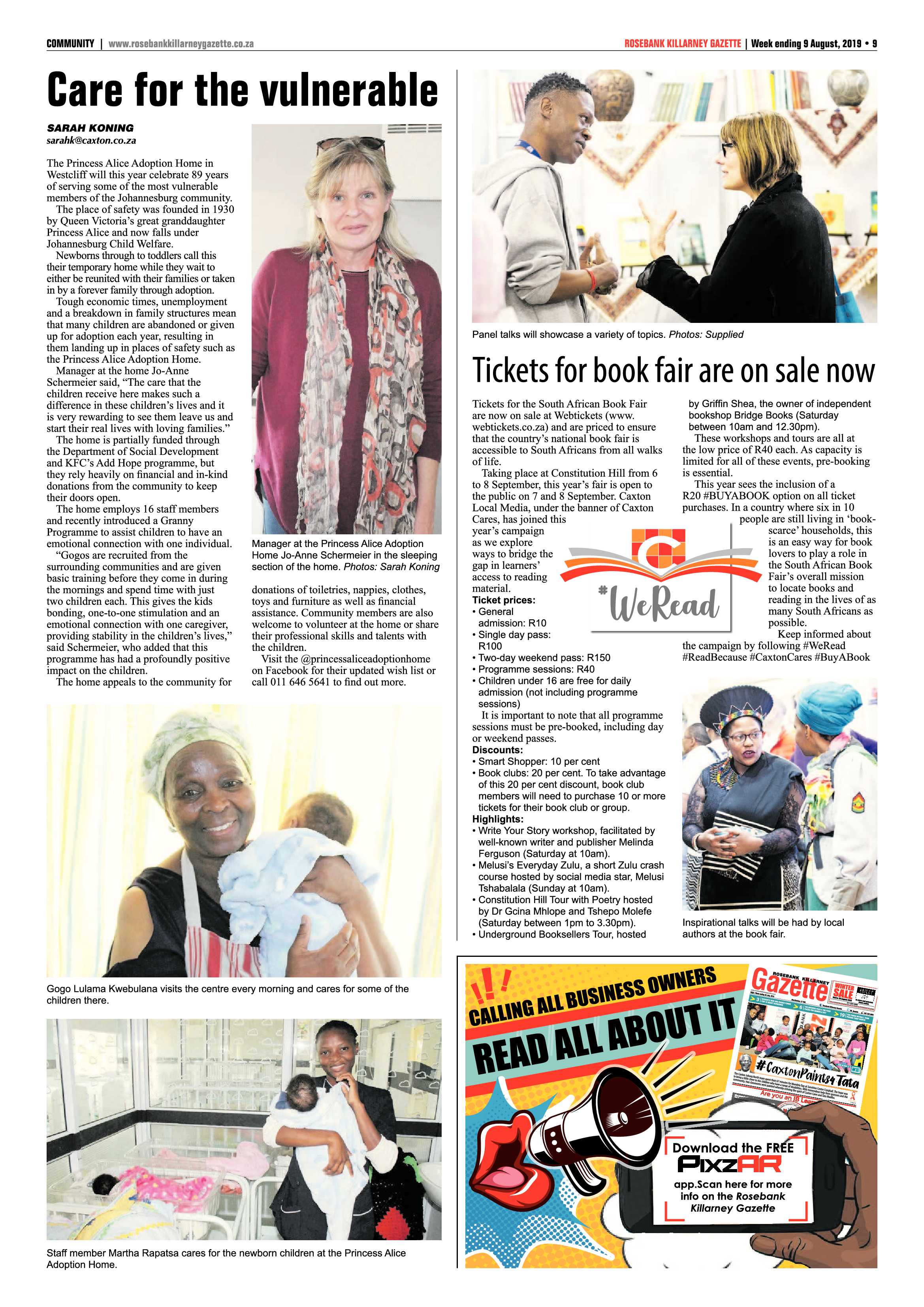 Rosebank Killarney Gazette 9 August, 2019 page 9
