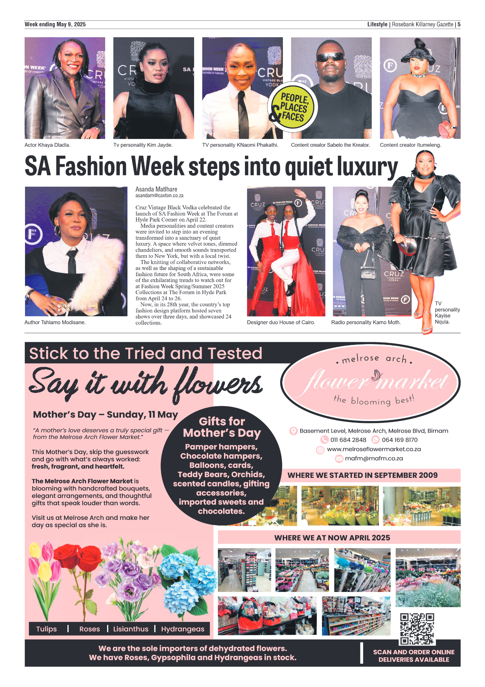 Rosebank Killarney Gazette 9 May 2025 page 5