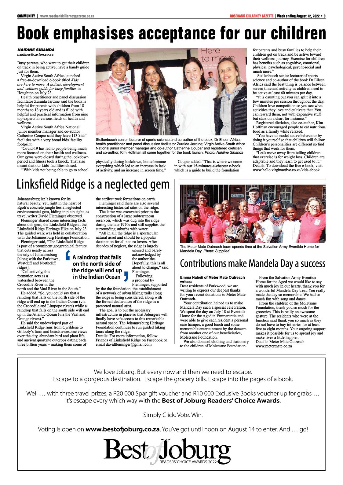 Rosebank Killarney Gazette August 12 2022 page 3