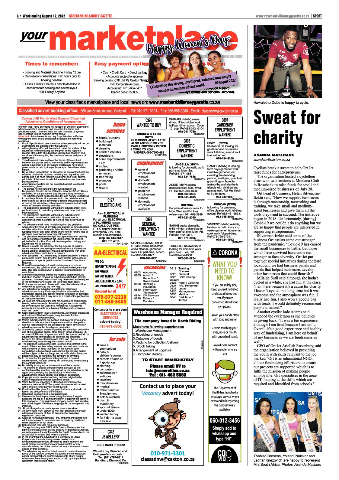 Rosebank Killarney Gazette August 12 2022 page 6