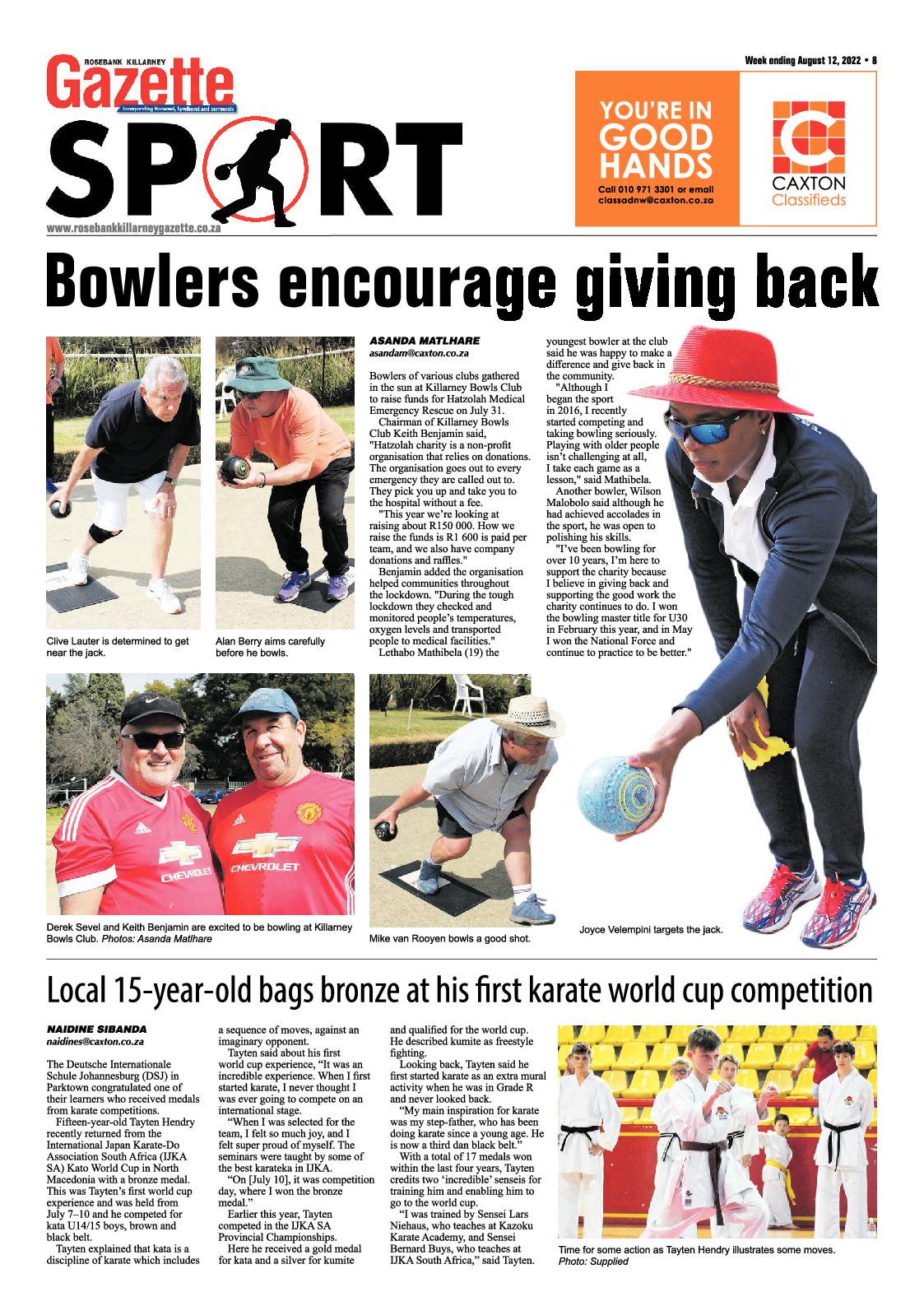 Rosebank Killarney Gazette August 12 2022 page 8
