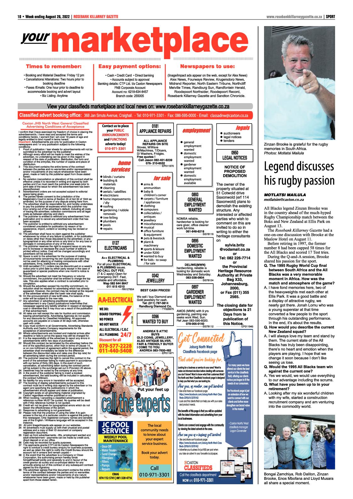 Rosebank Killarney Gazette August 26 2022 page 10