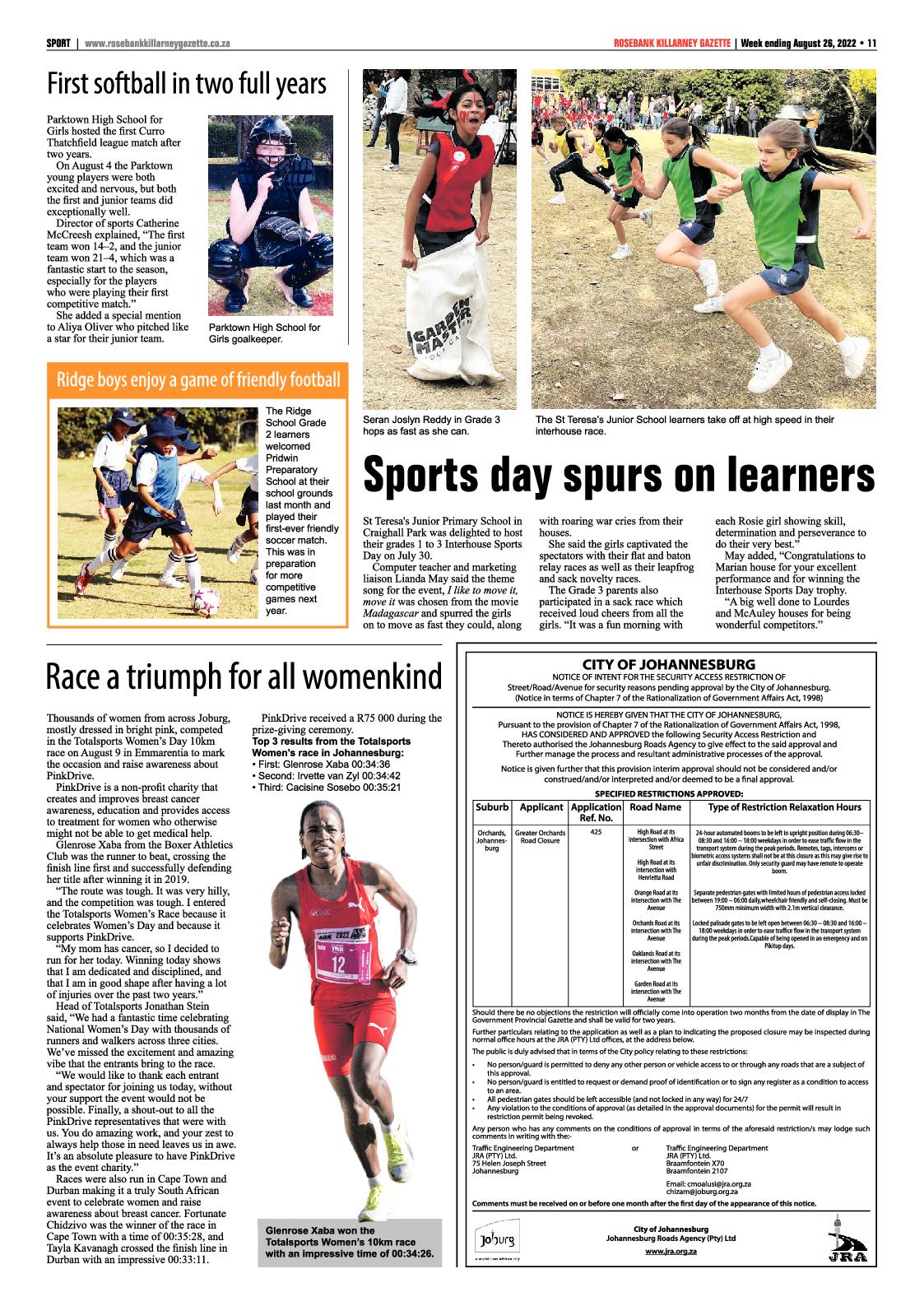 Rosebank Killarney Gazette August 26 2022 page 11