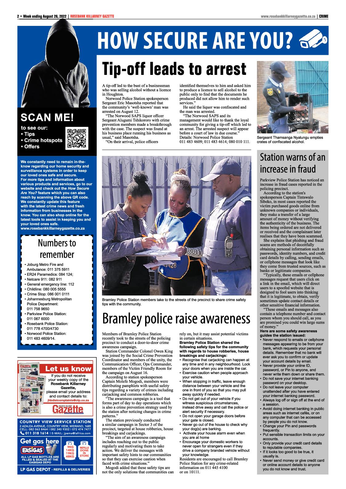 Rosebank Killarney Gazette August 26 2022 page 2