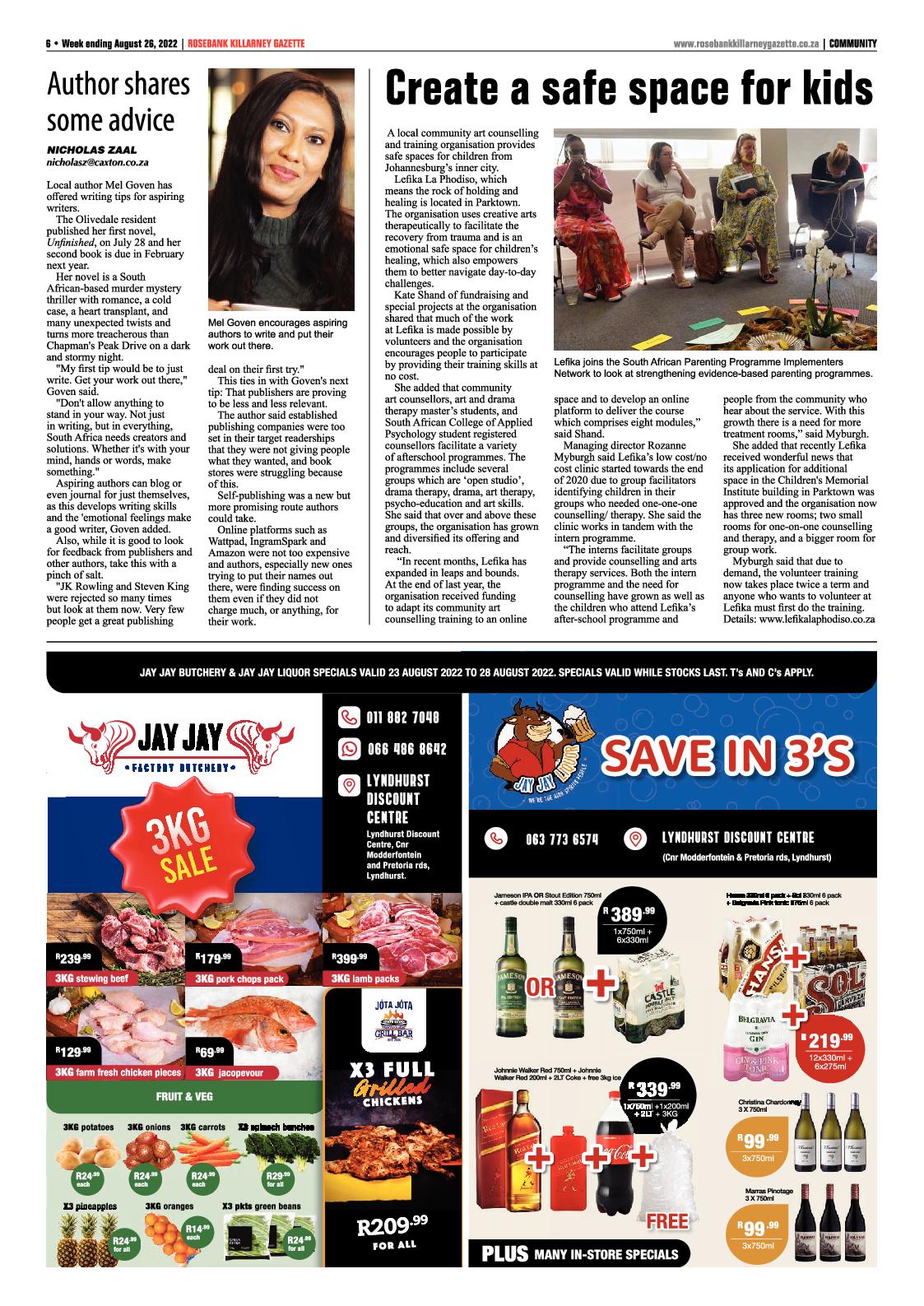 Rosebank Killarney Gazette August 26 2022 page 6