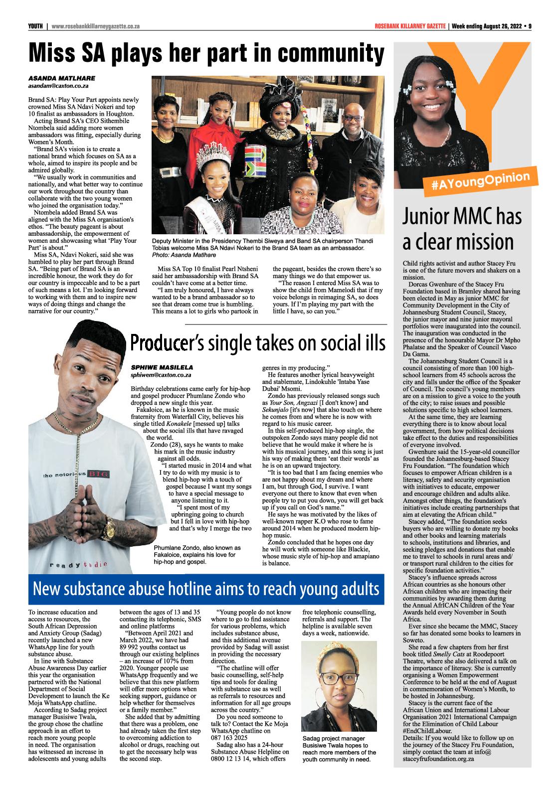 Rosebank Killarney Gazette August 26 2022 page 9