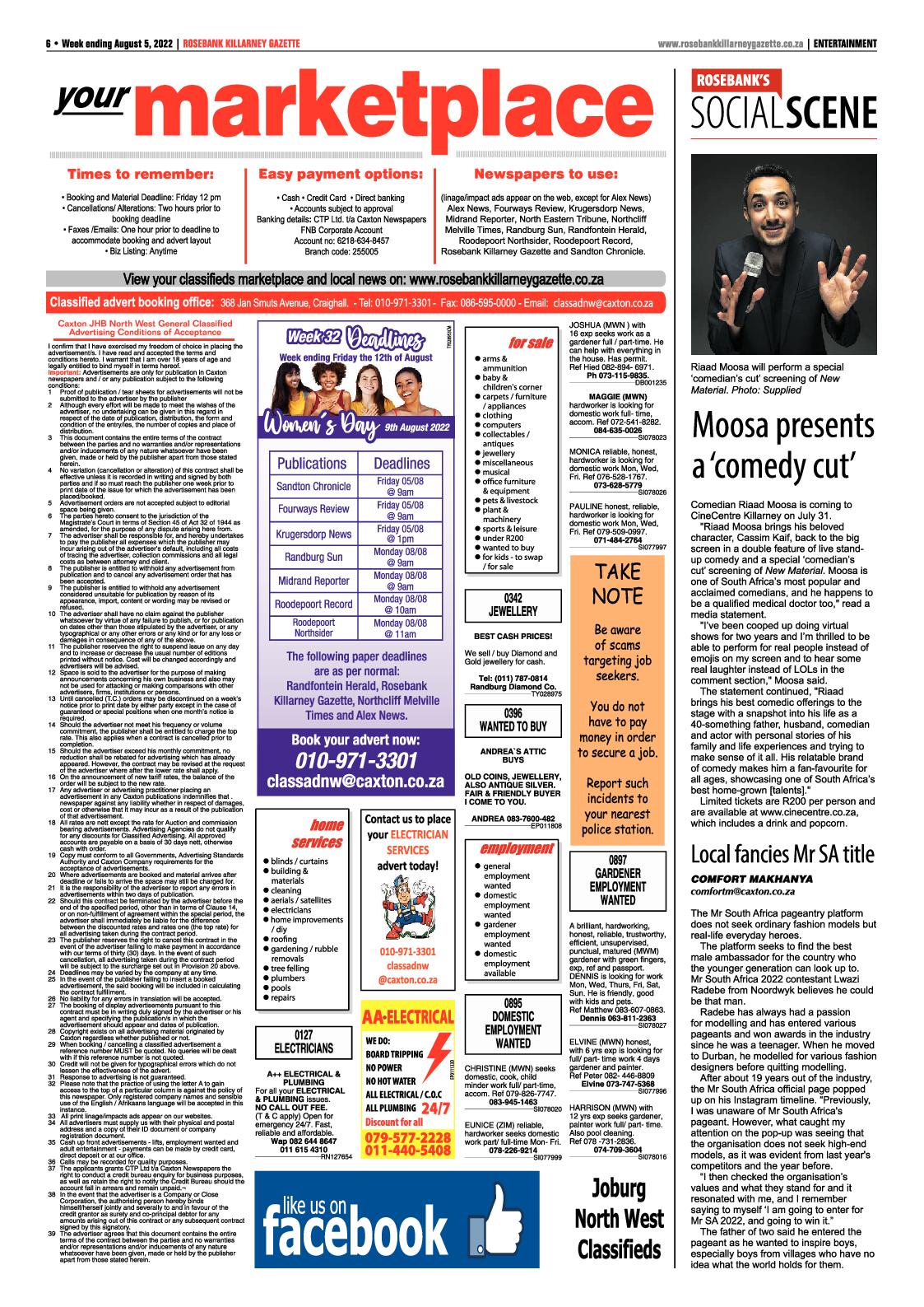 Rosebank Killarney Gazette August 5 2022 page 14