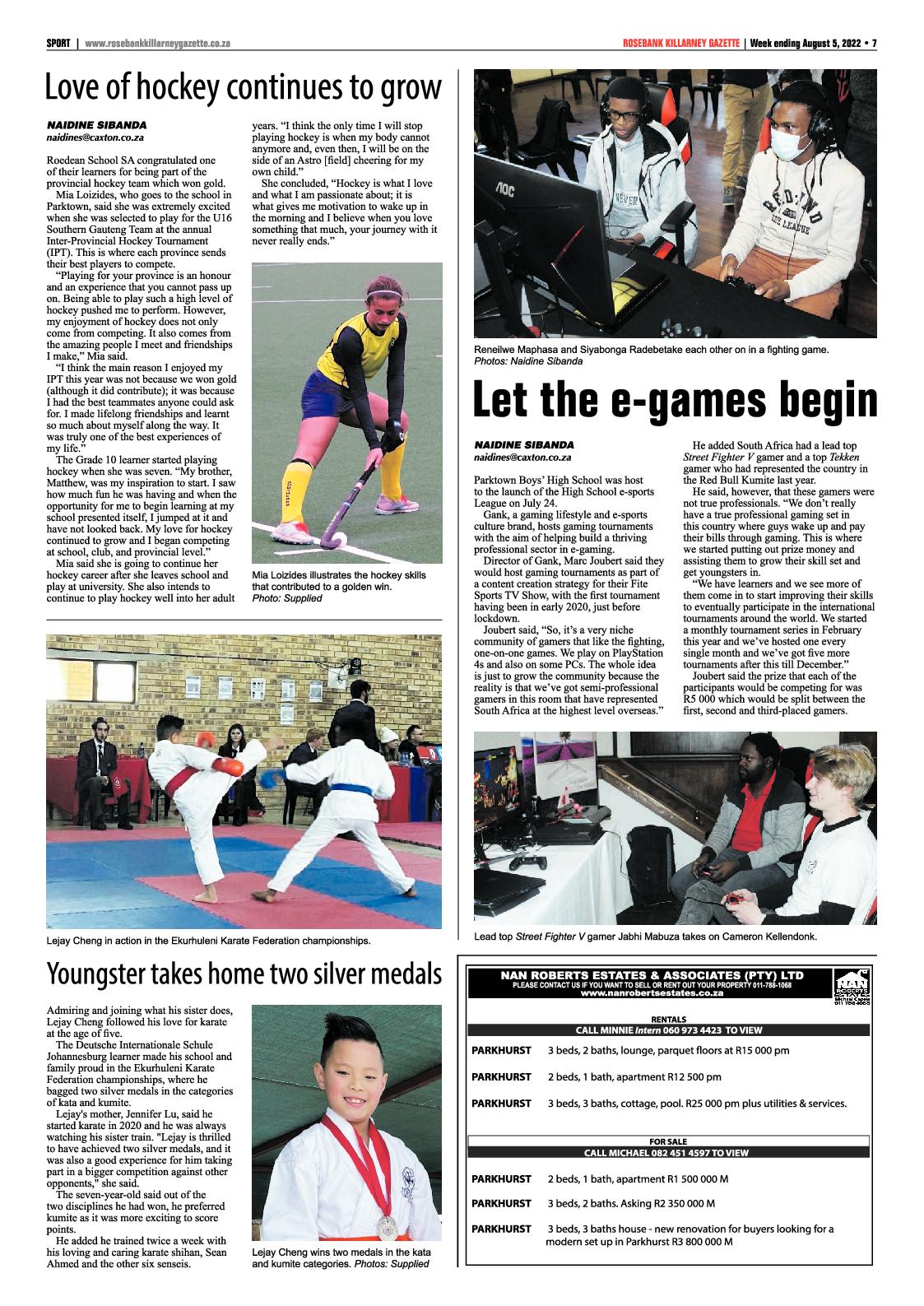 Rosebank Killarney Gazette August 5 2022 page 15