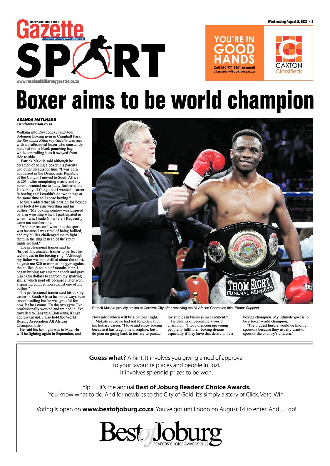 Rosebank Killarney Gazette August 5 2022 page 16