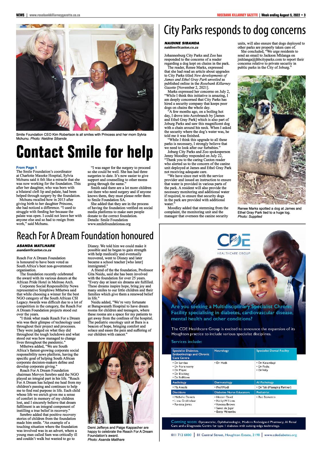 Rosebank Killarney Gazette August 5 2022 page 3