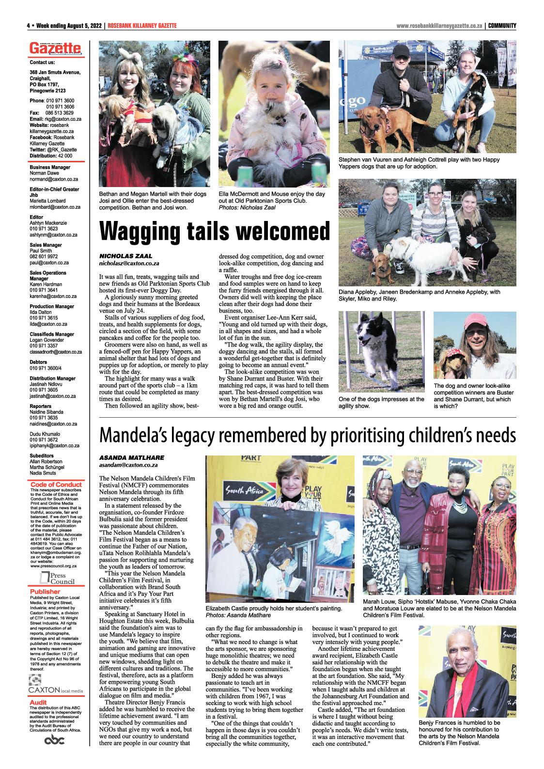 Rosebank Killarney Gazette August 5 2022 page 4