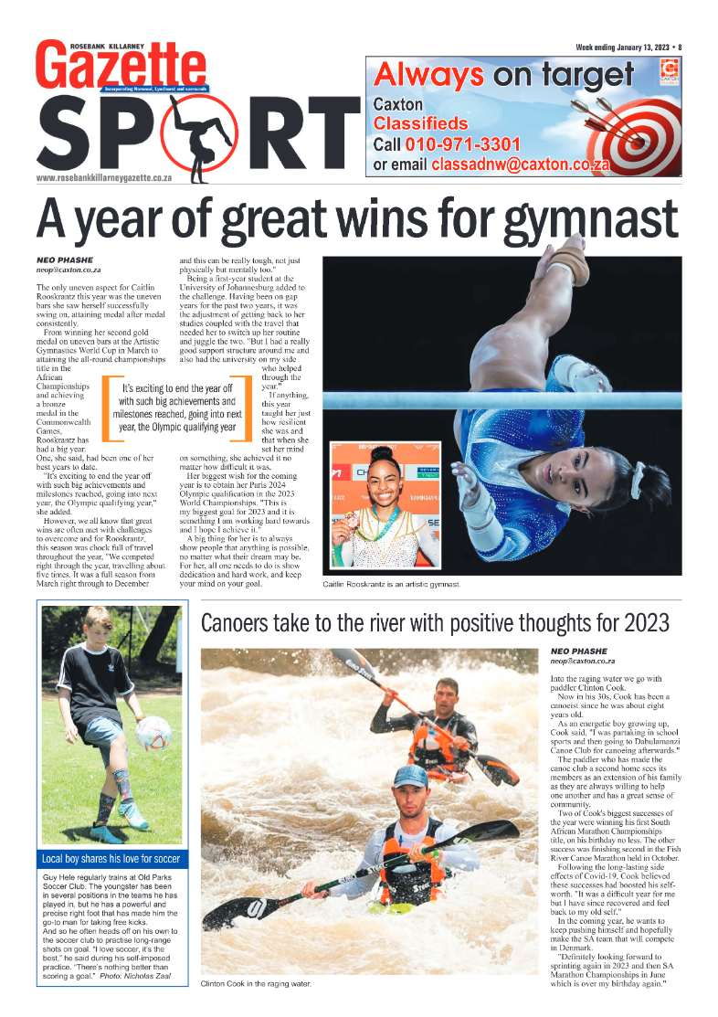 Rosebank Killarney Gazette Jan 13 2023 page 8