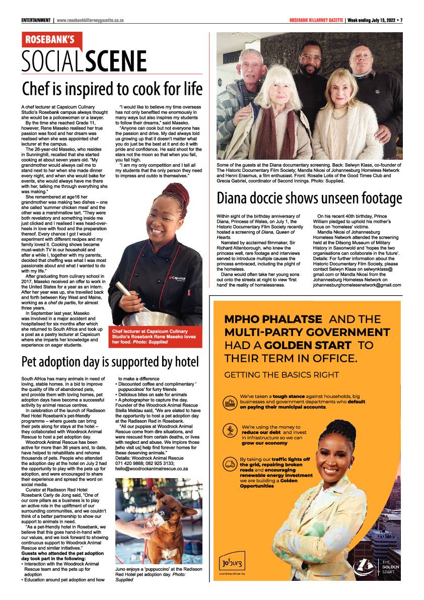 Rosebank Killarney Gazette July 15 2022 page 7