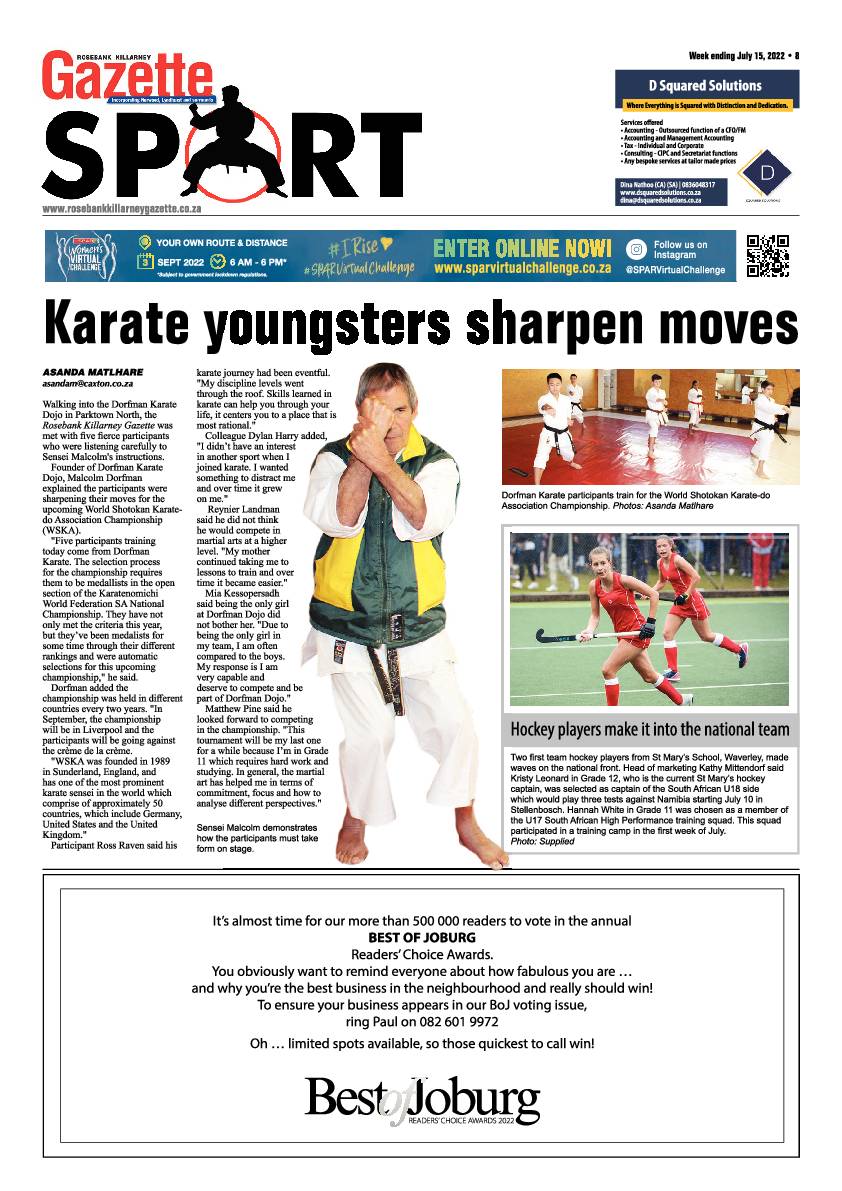 Rosebank Killarney Gazette July 15 2022 page 8