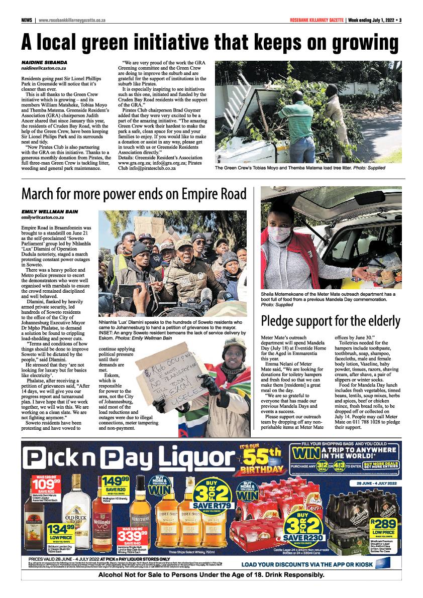 Rosebank Killarney Gazette July 1 2022 page 3