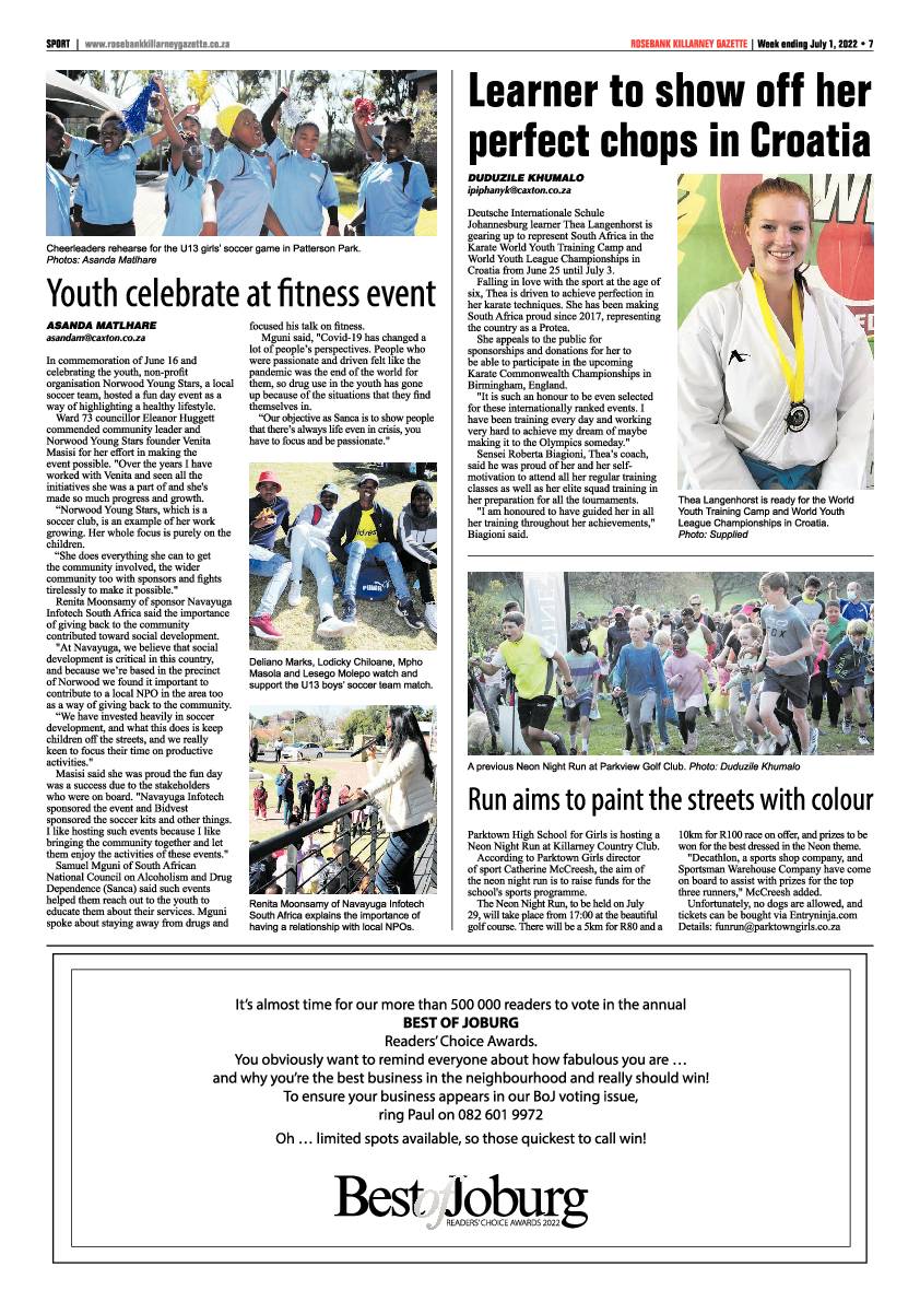 Rosebank Killarney Gazette July 1 2022 page 7