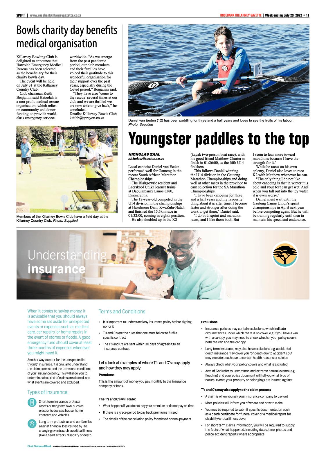 Rosebank Killarney Gazette July 29 2022 page 11