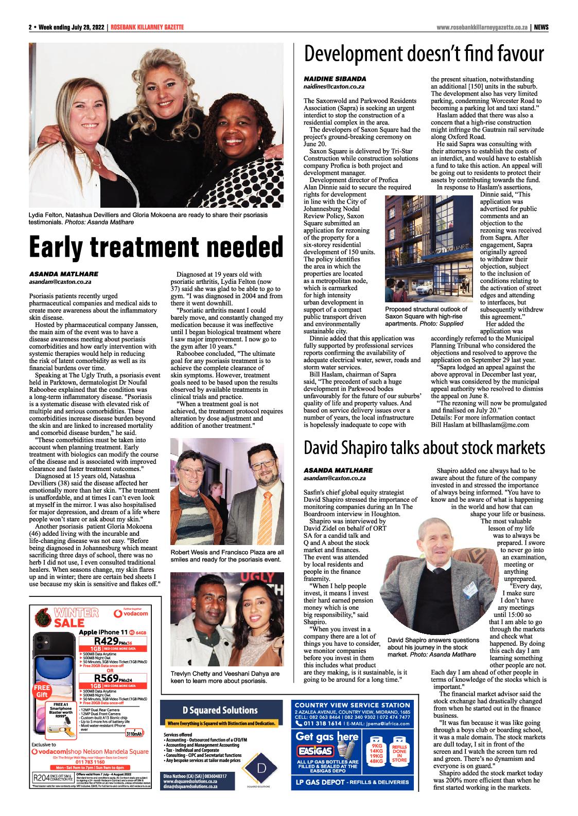 Rosebank Killarney Gazette July 29 2022 page 2