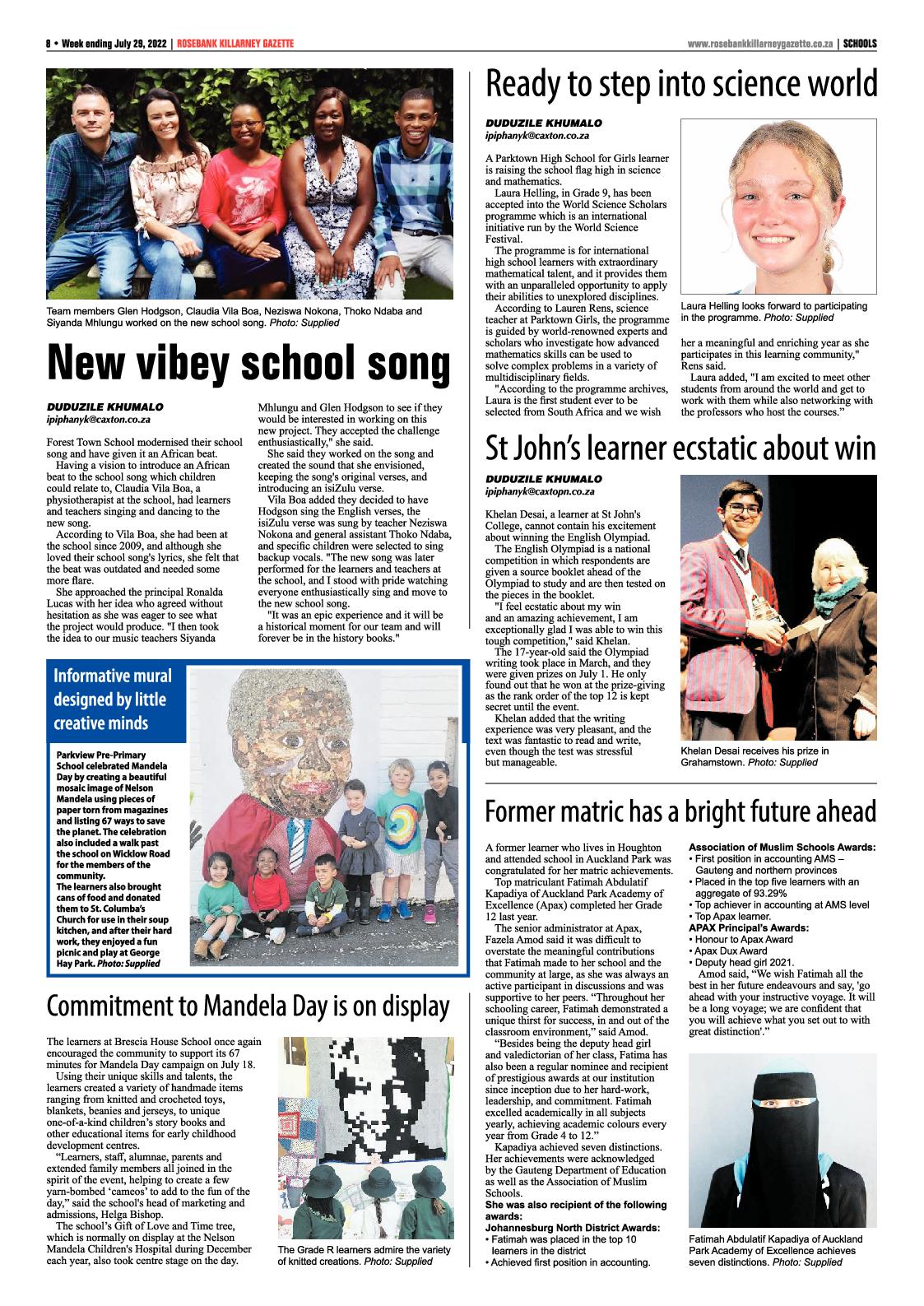 Rosebank Killarney Gazette July 29 2022 page 8