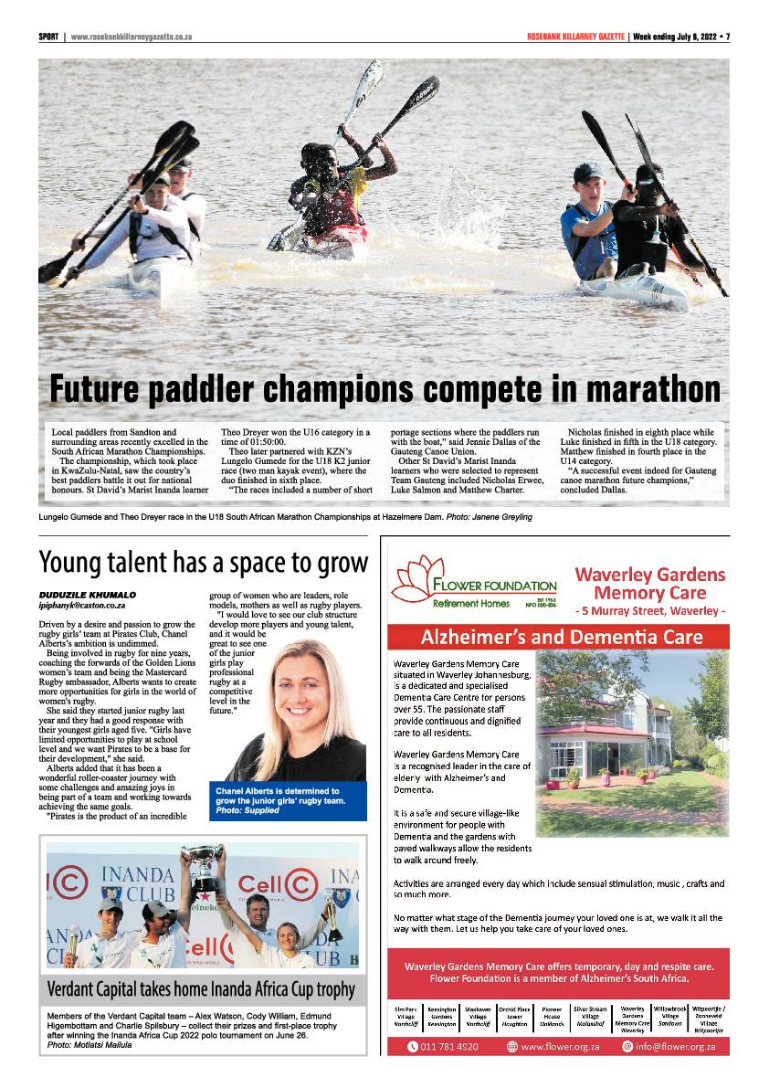 Rosebank Killarney Gazette July 8 2022 page 7
