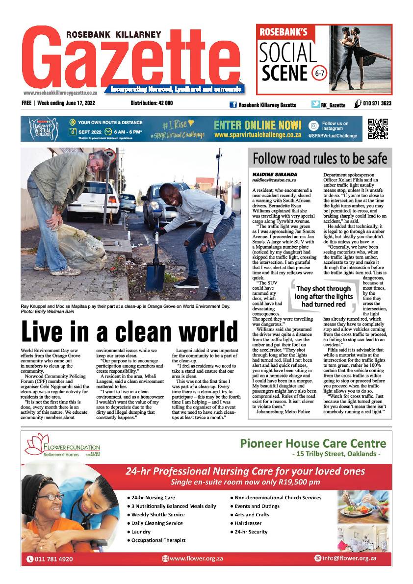Rosebank Killarney Gazette June 17 2022 page 1