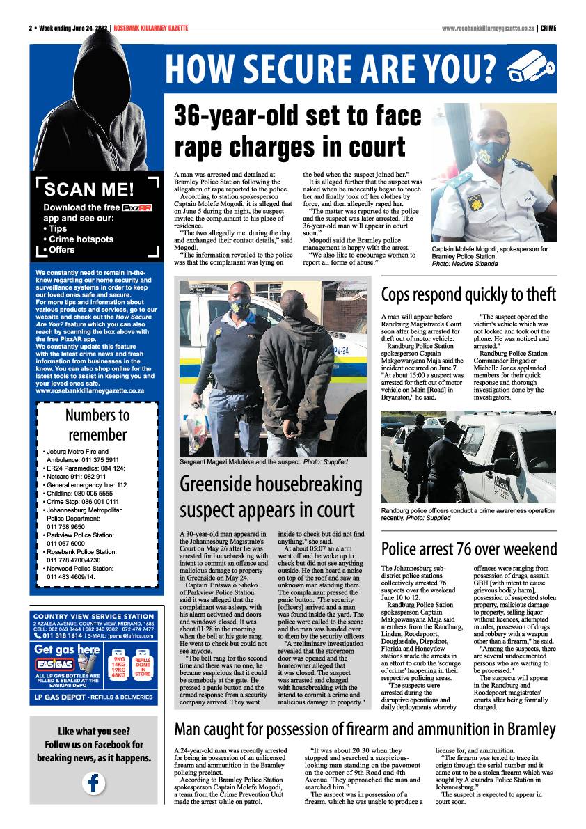 Rosebank Killarney Gazette June 24 2022 page 2