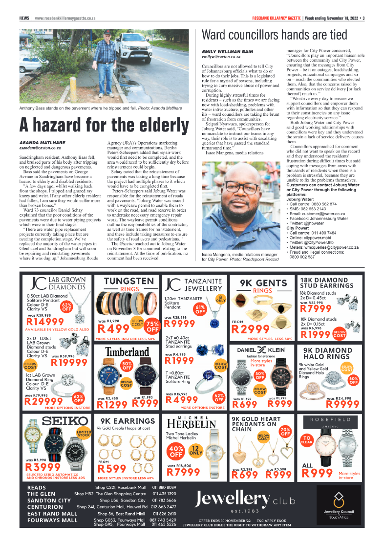 Rosebank Killarney Gazette Nov 18 2022 page 3