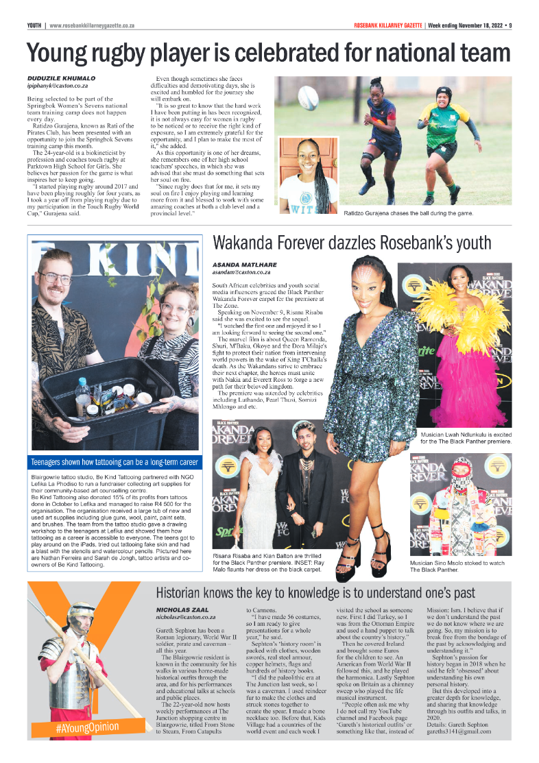 Rosebank Killarney Gazette Nov 18 2022 page 9