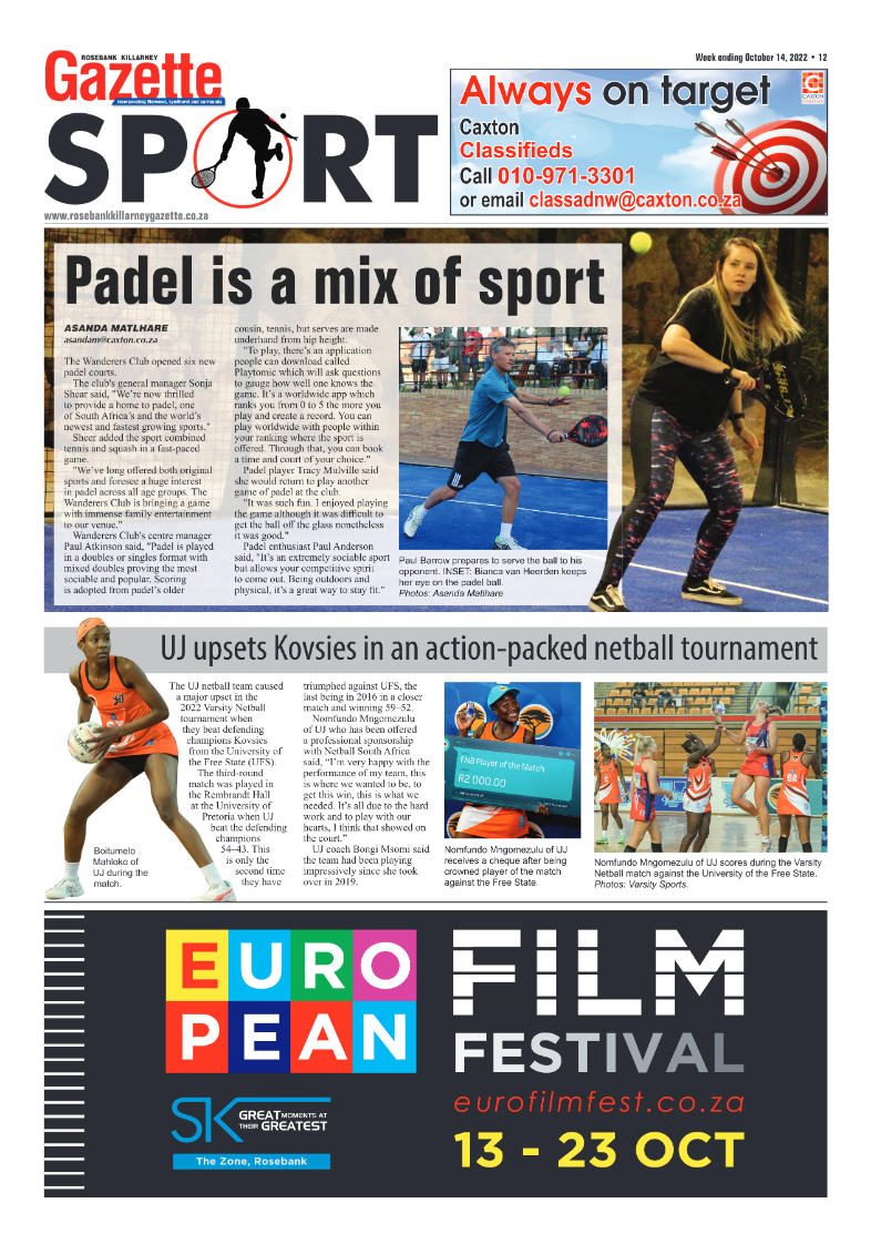 Rosebank Killarney Gazette Oct 14 2022 page 12