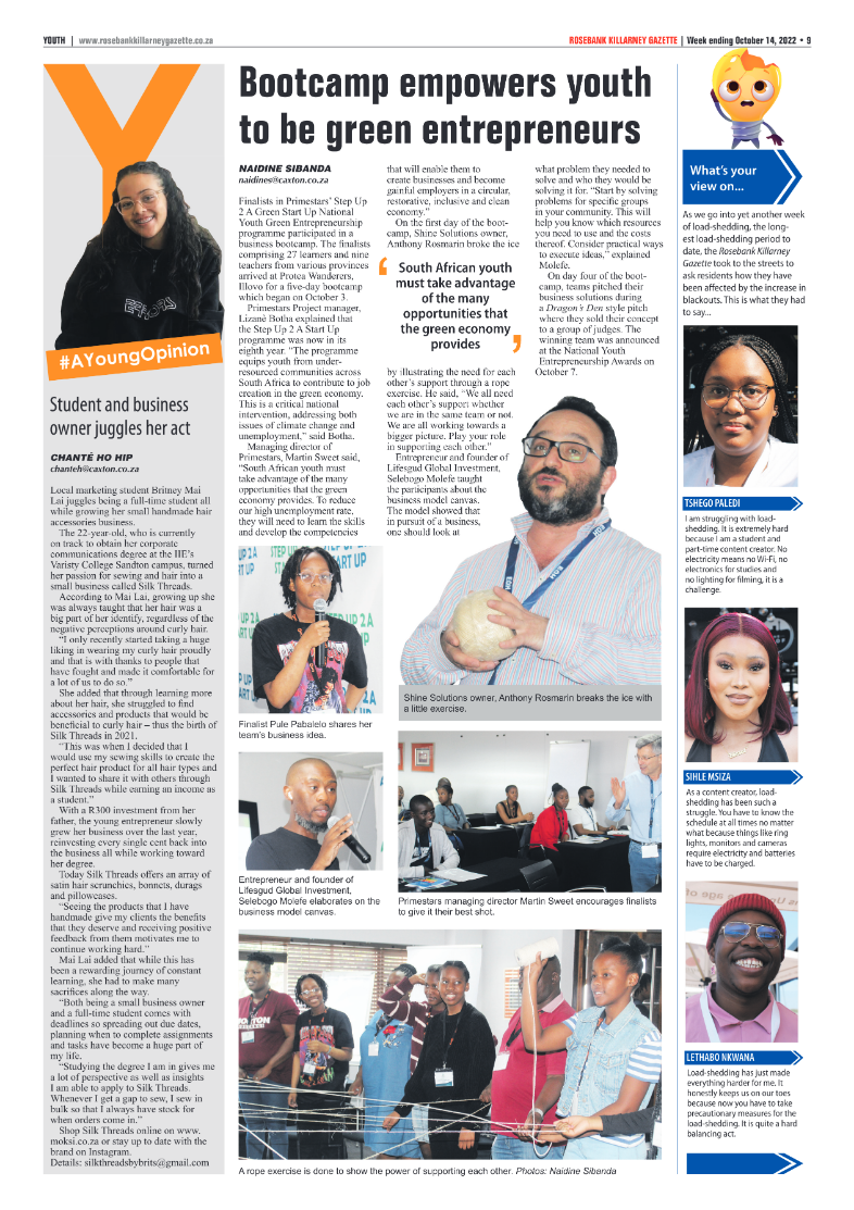 Rosebank Killarney Gazette Oct 14 2022 page 9