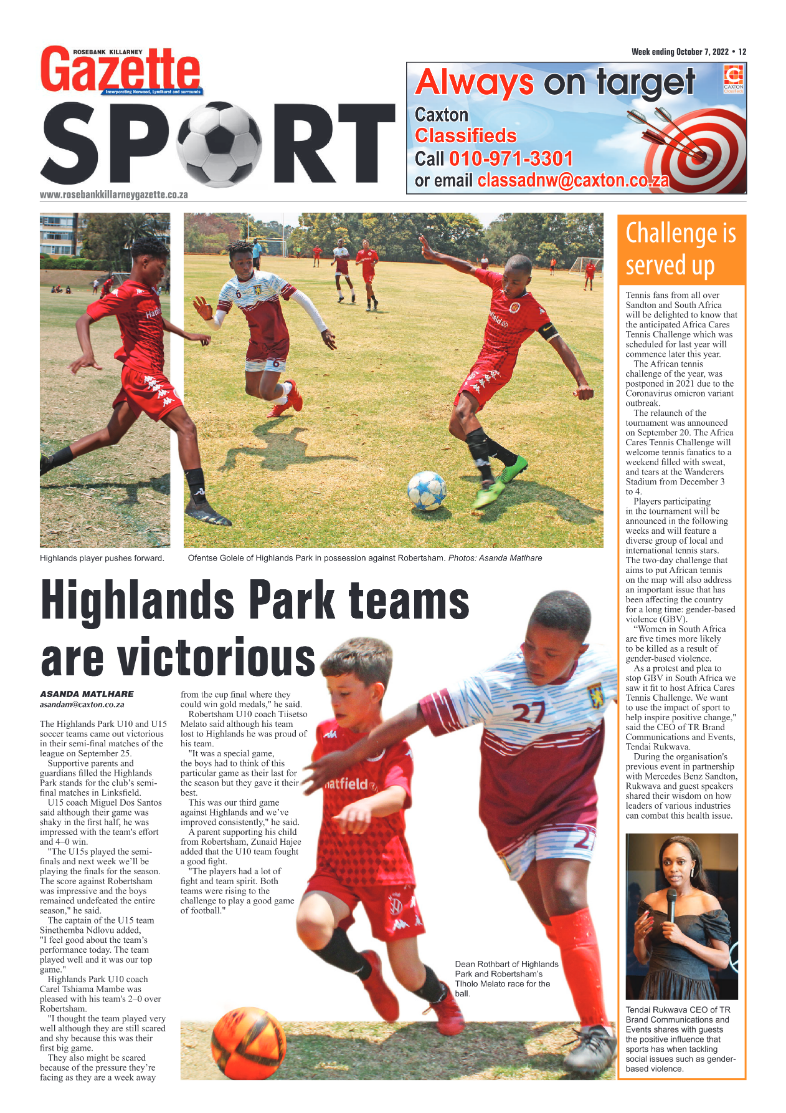 Rosebank Killarney Gazette October 7 2022 page 12
