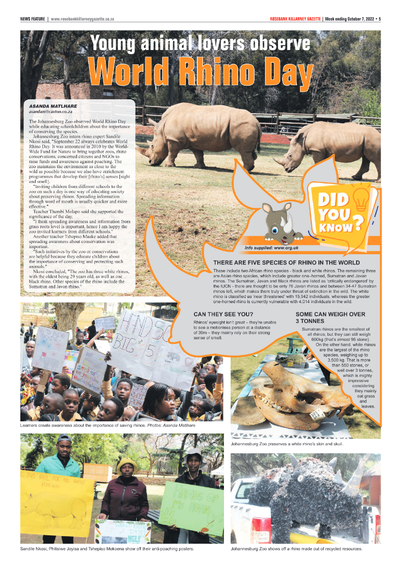 Rosebank Killarney Gazette October 7 2022 page 5