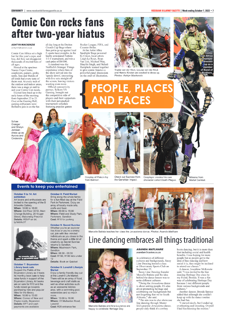 Rosebank Killarney Gazette October 7 2022 page 7