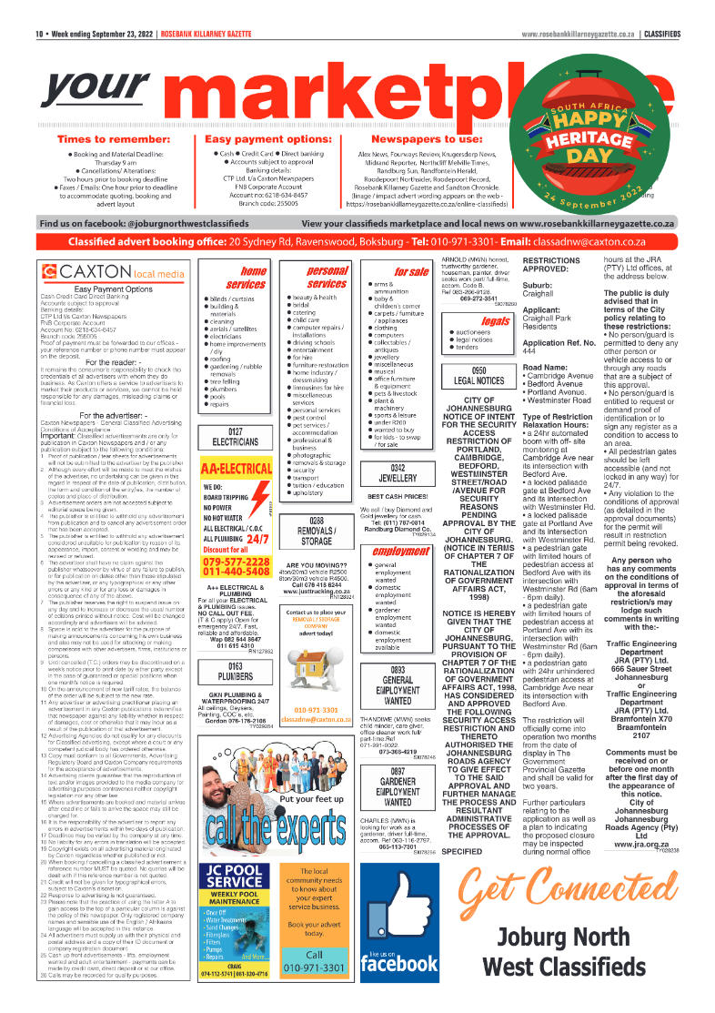 Rosebank Killarney Gazette September 23 2022 page 10