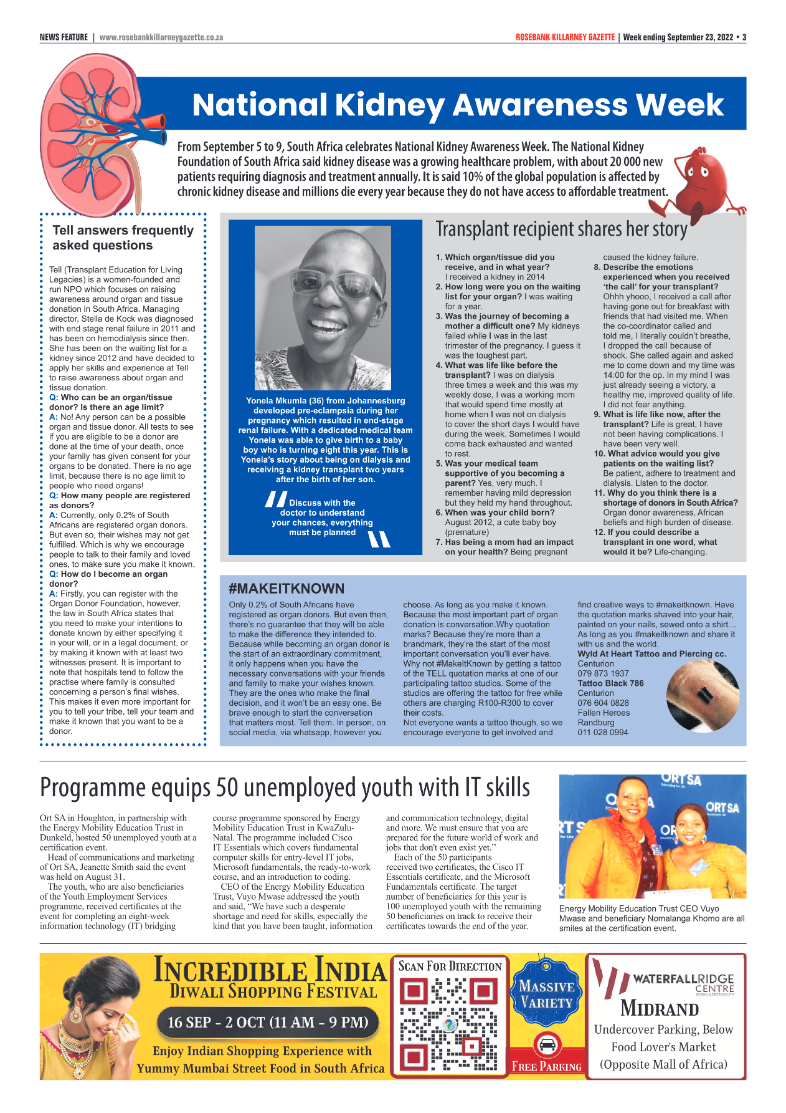 Rosebank Killarney Gazette September 23 2022 page 3